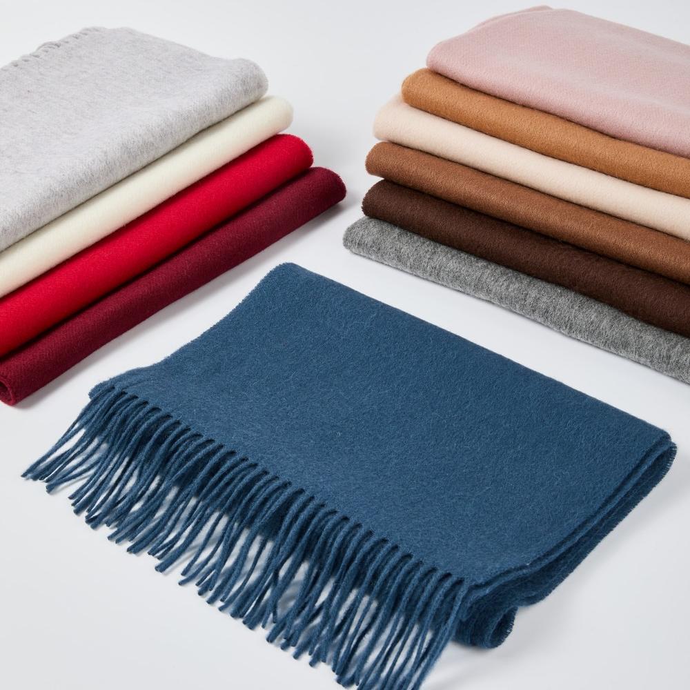 Blank 100% Sheep Wool Solid Colour Scarf Wholesale Foremost Hat-Wholesale & Custom Hats