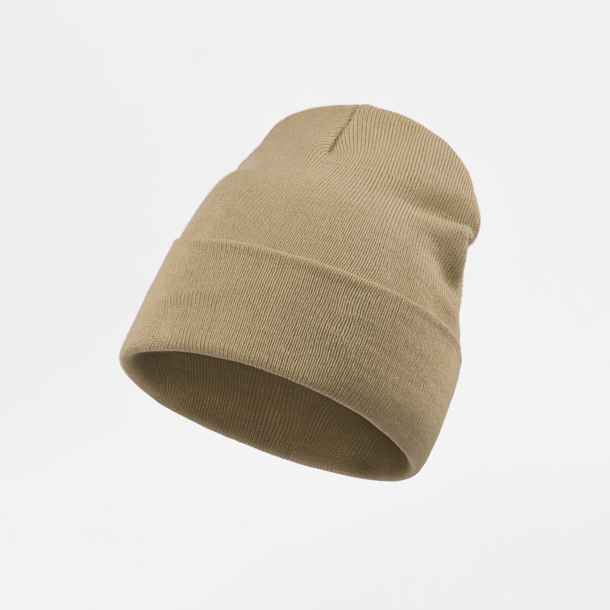 Blank Wool Blend Cuffed Beanie - 1149 foremosthat