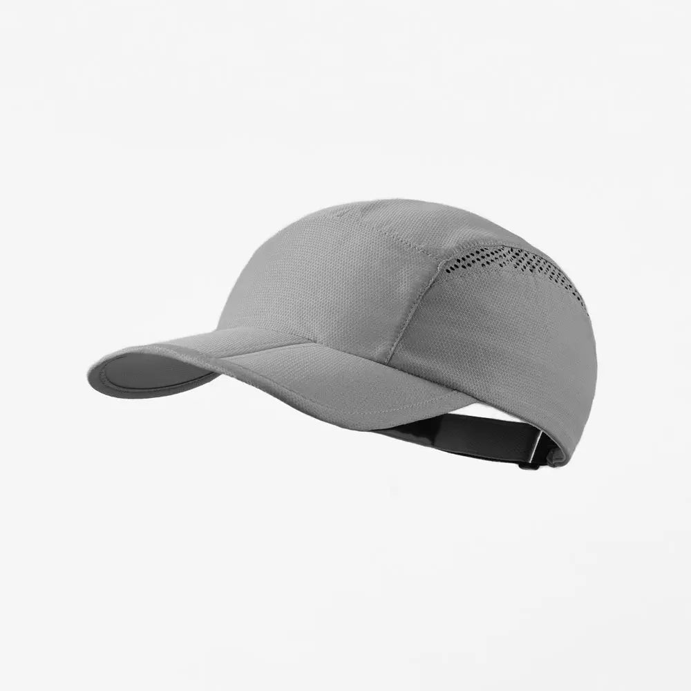 Blank Foldable Quick Dry Light Weight Running Cap - 5067  D.Grey foremosthat