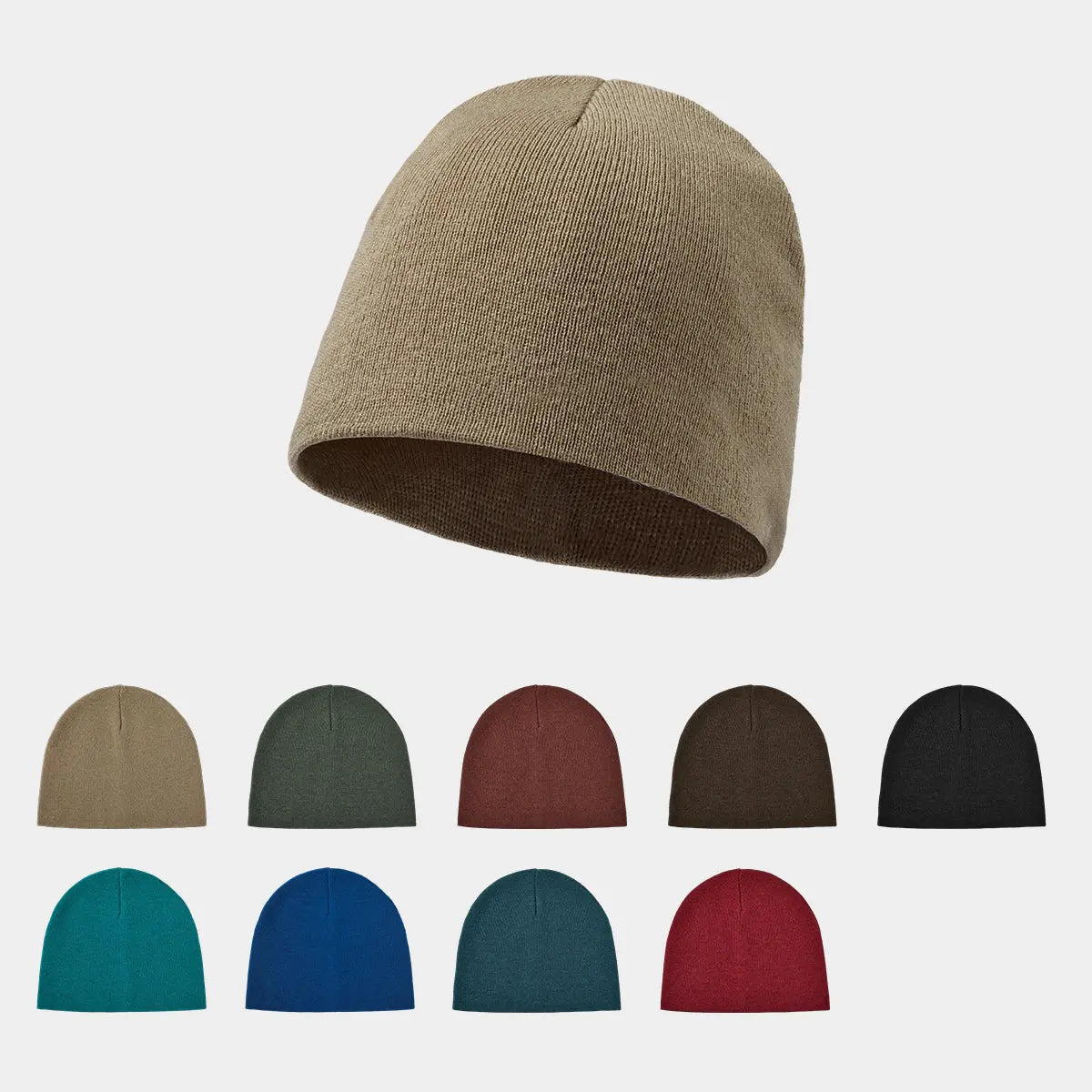 Blank Men Recycled Cuffless Beanie Wholesale - 1177 Foremost Hat-Wholesale & Custom Hats