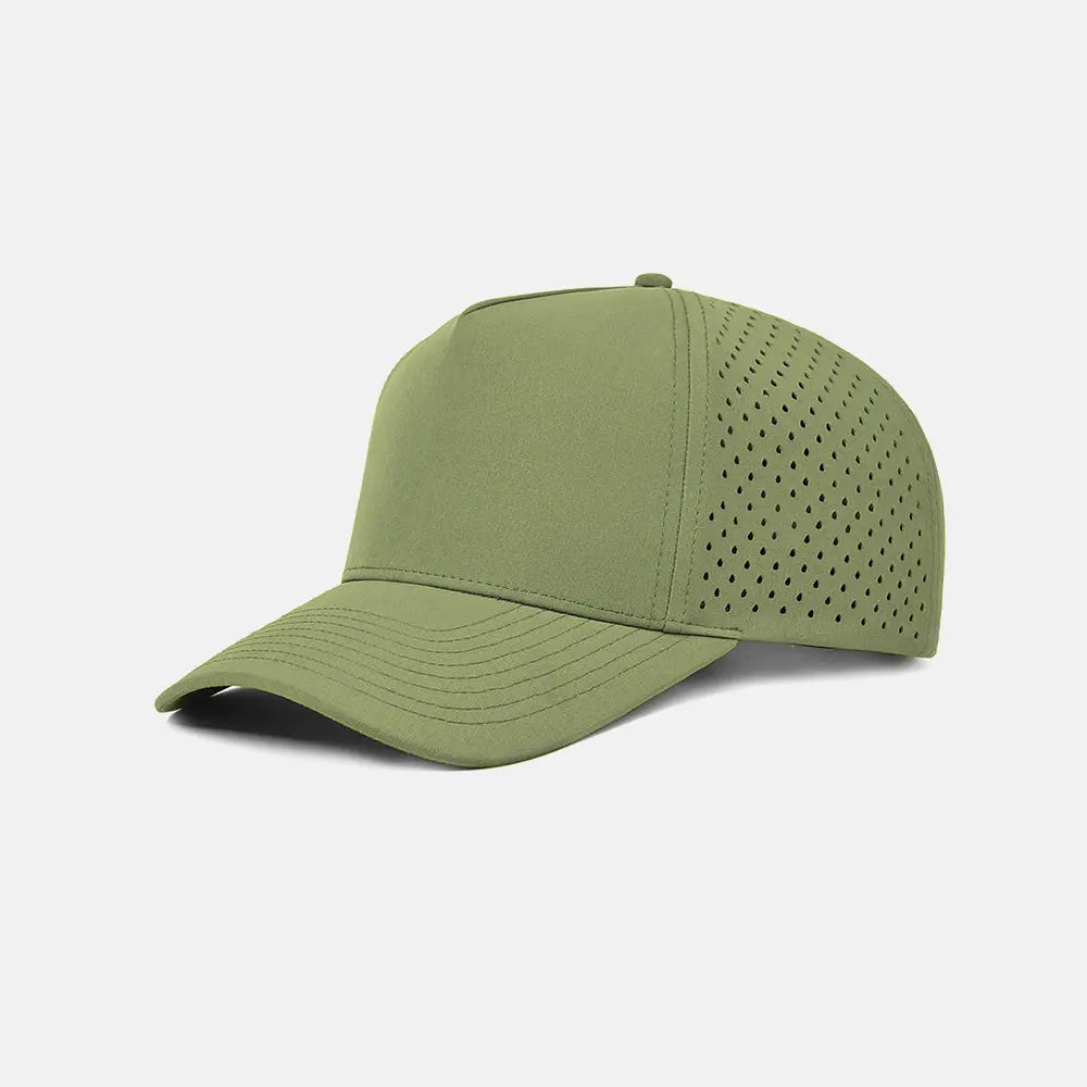 Blank 5 Panel Recycled Perforated Snapback - 6526 foremosthat