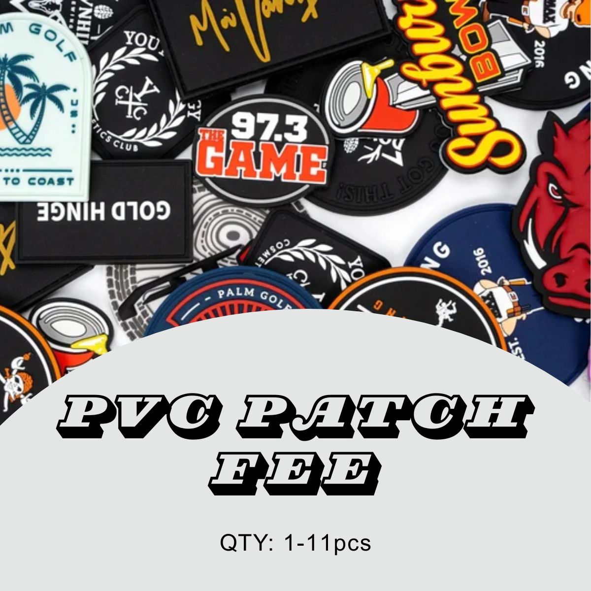 PVC Patch Fee 1–11 pcs foremosthat