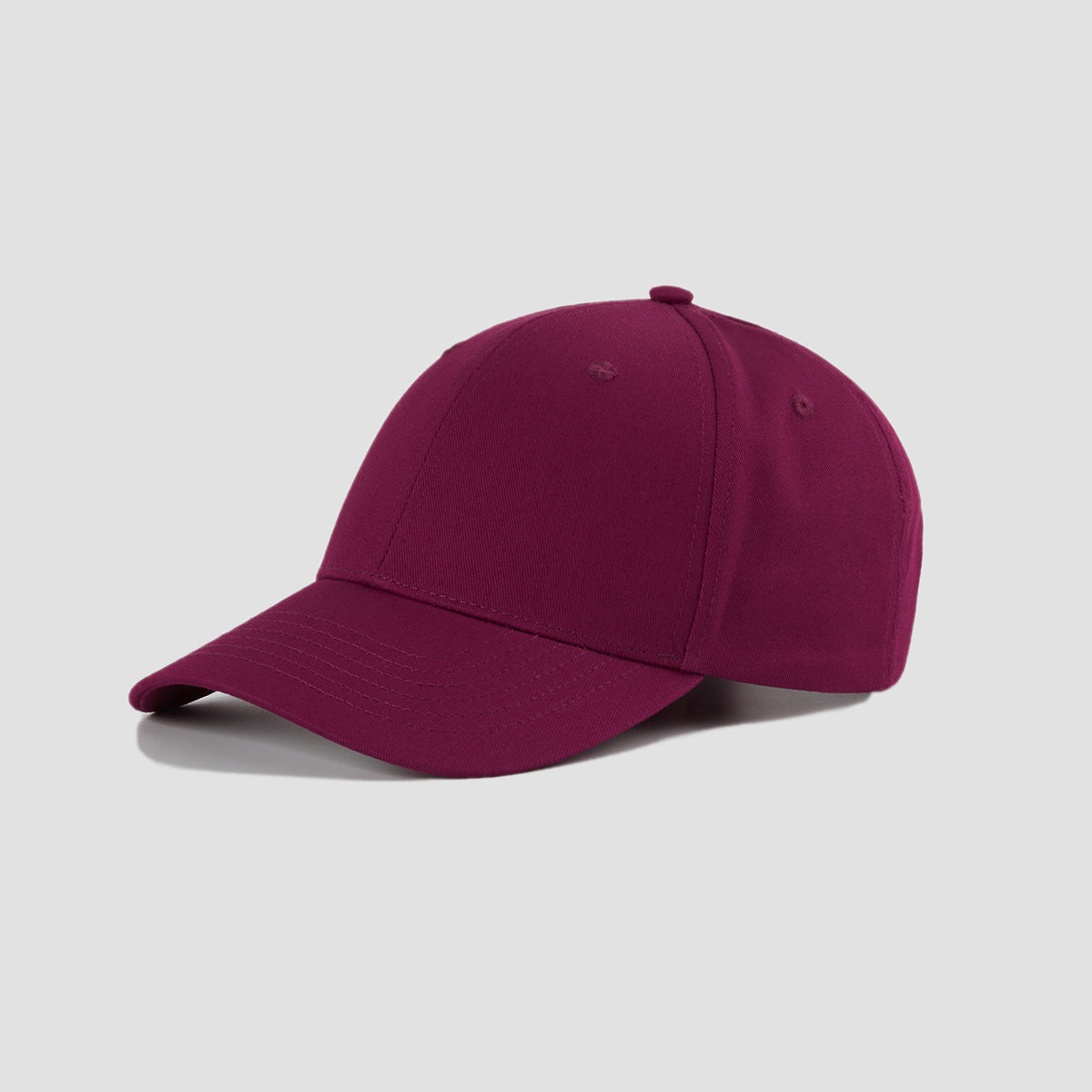Blank 6 Panel Mid Profile Structured Baseball Cap Wholesale - 6166 Foremost Hat-Wholesale & Custom Hats