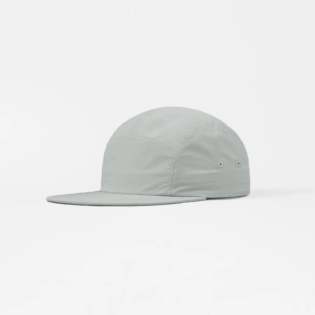 Blank 5 Panel Nylon Camper Hat - 6016 L.Grey Foremost Hat
