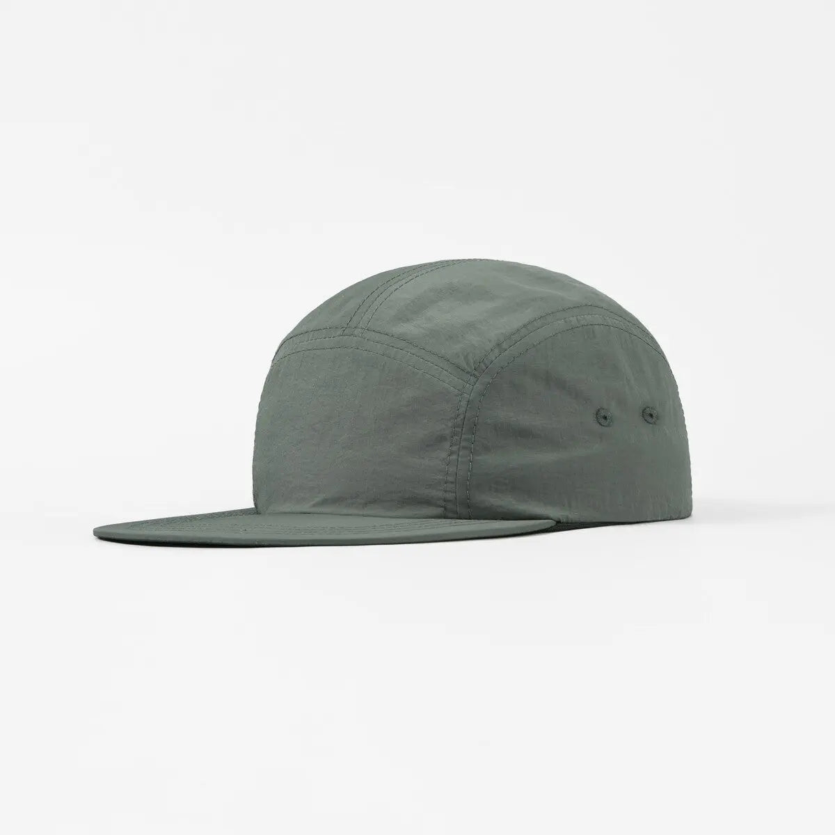 Blank 5 Panel Nylon Camper Hat - 6016 Grey Foremost Hat