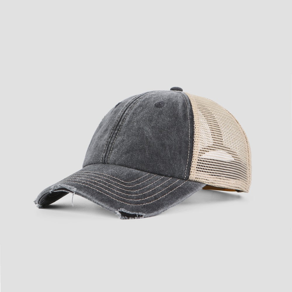 Blank Cotton Sand Vintage Trucker Hats Wholesale - 6532 Foremost Hat-Wholesale & Custom Hats