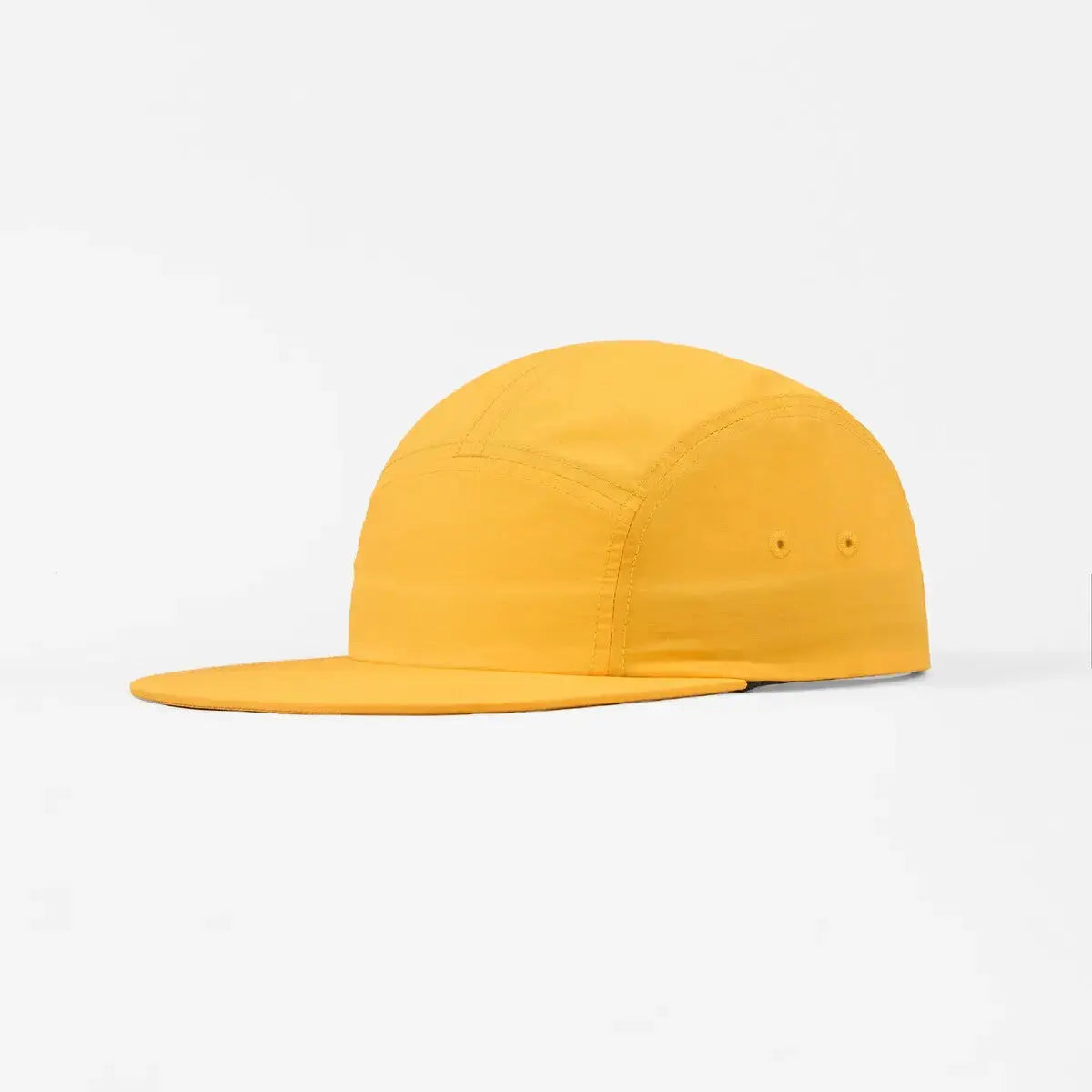 Blank 5 Panel Nylon Camper Hat - 6016 Yellow Foremost Hat