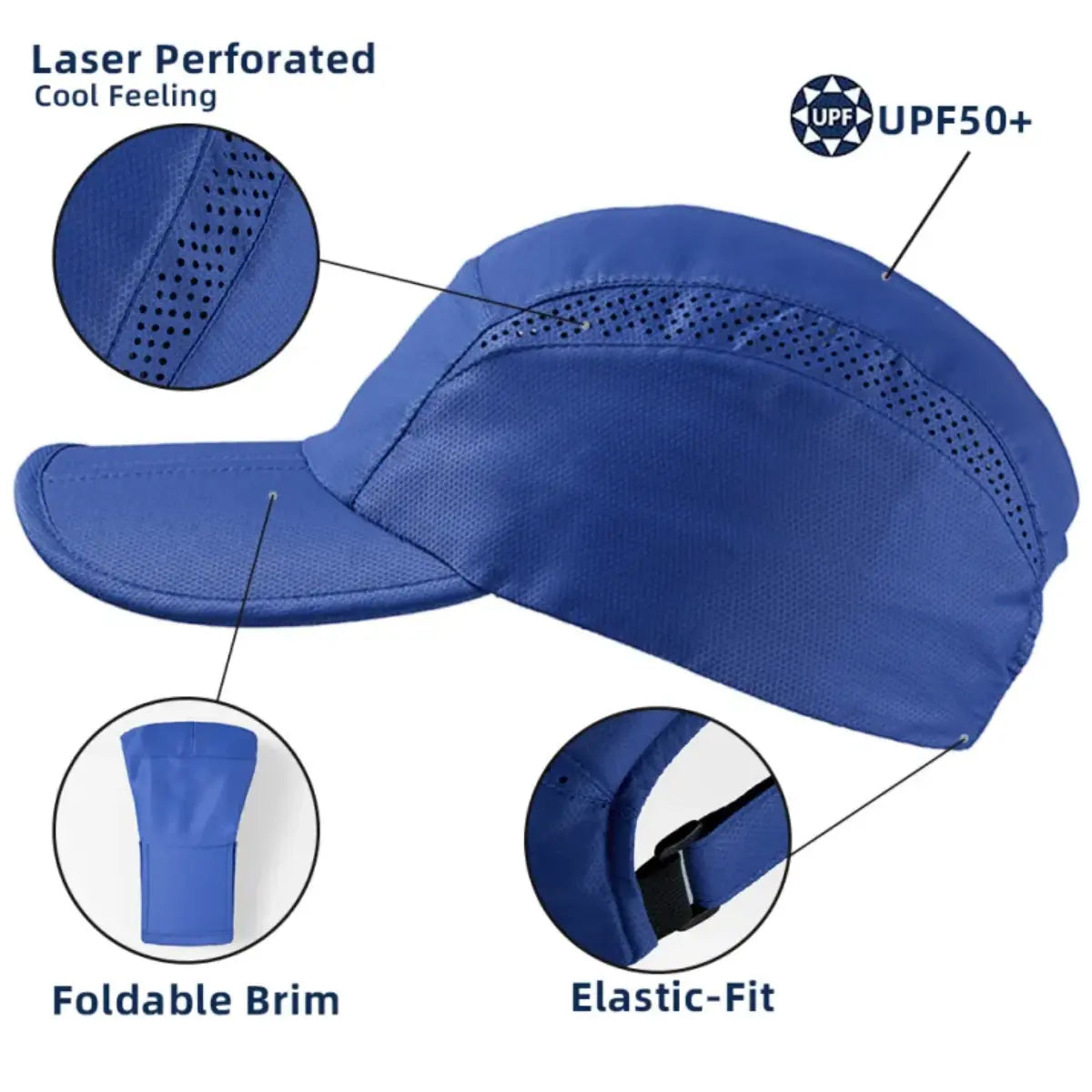 Blank Foldable Quick Dry Light Weight Running Cap Wholesale - 5067 Foremost Hat-Wholesale & Custom Hats