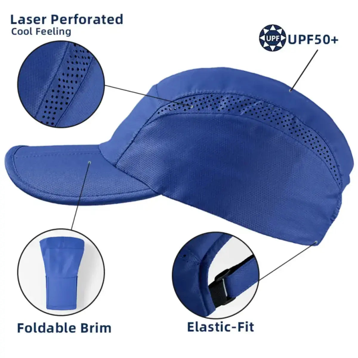 Blank Quick Dry Light Weight Foldable Running Cap Wholesale - 5067 Foremost Hat-Wholesale & Custom Hats