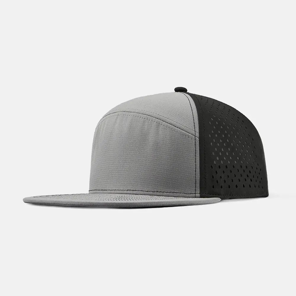 Blank 5 Panel Water Repellent Perforated Snapback Hat - 6023 foremosthat
