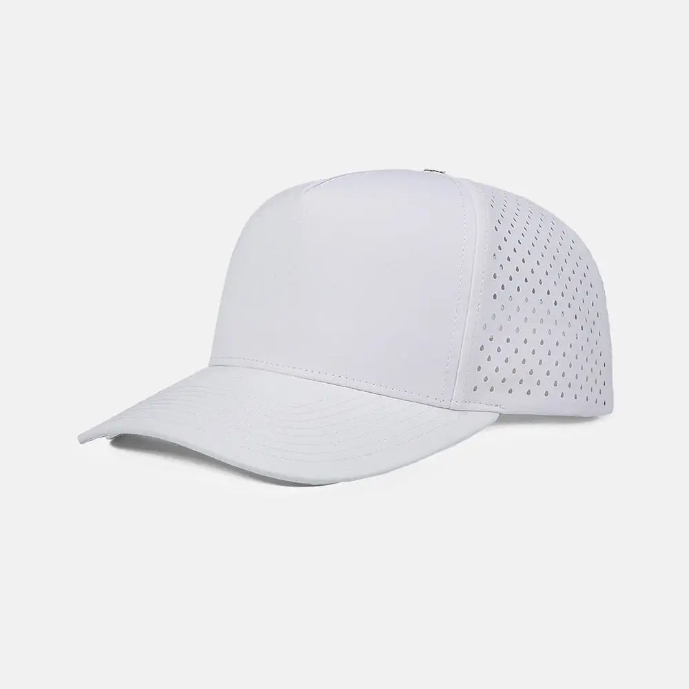 Blank 5 Panel Recycled Perforated Snapback - 6526 foremosthat
