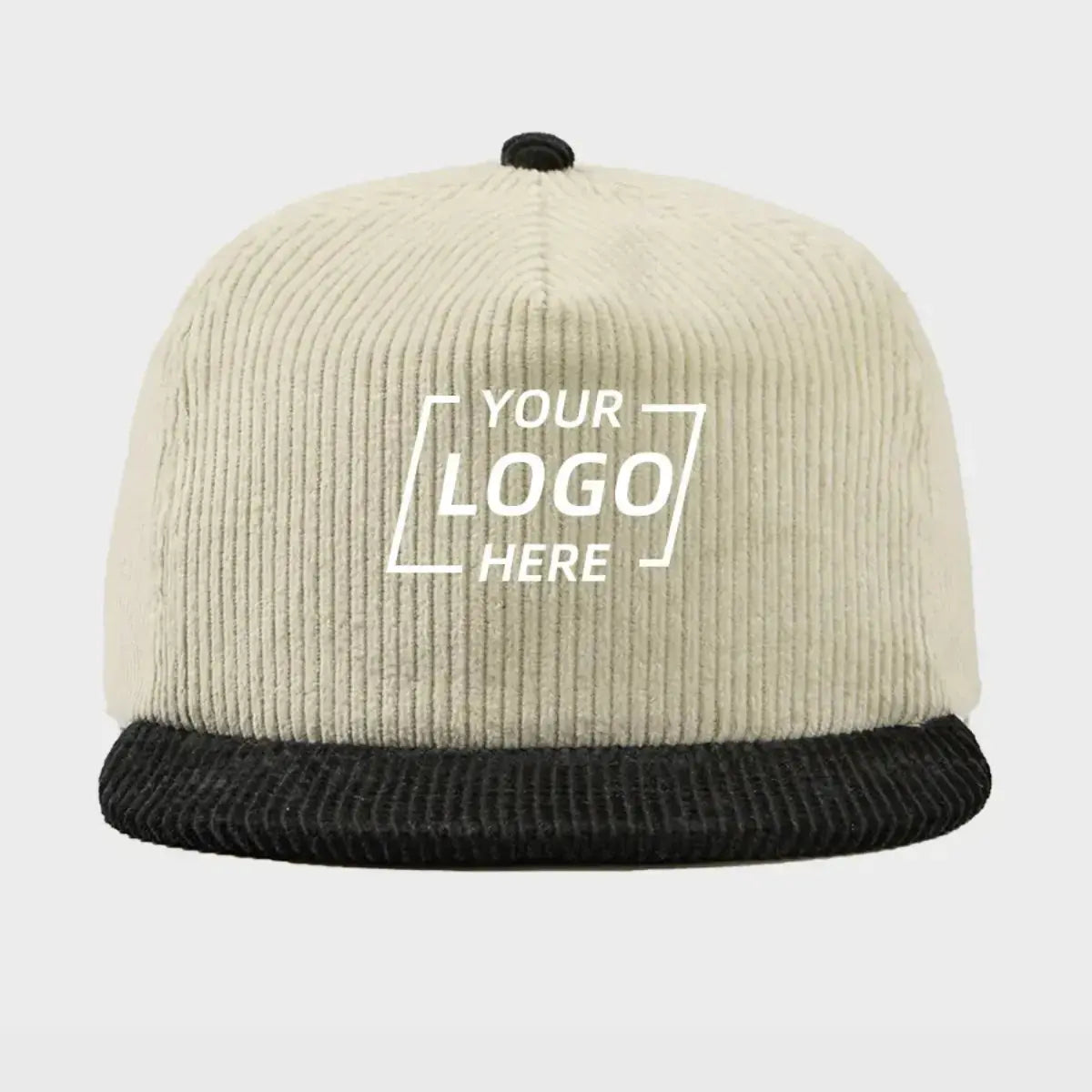 Blank 5 Panel Corduroy Snapback Hats Wholesale - 5123 Foremost Hat-Wholesale & Custom Hats