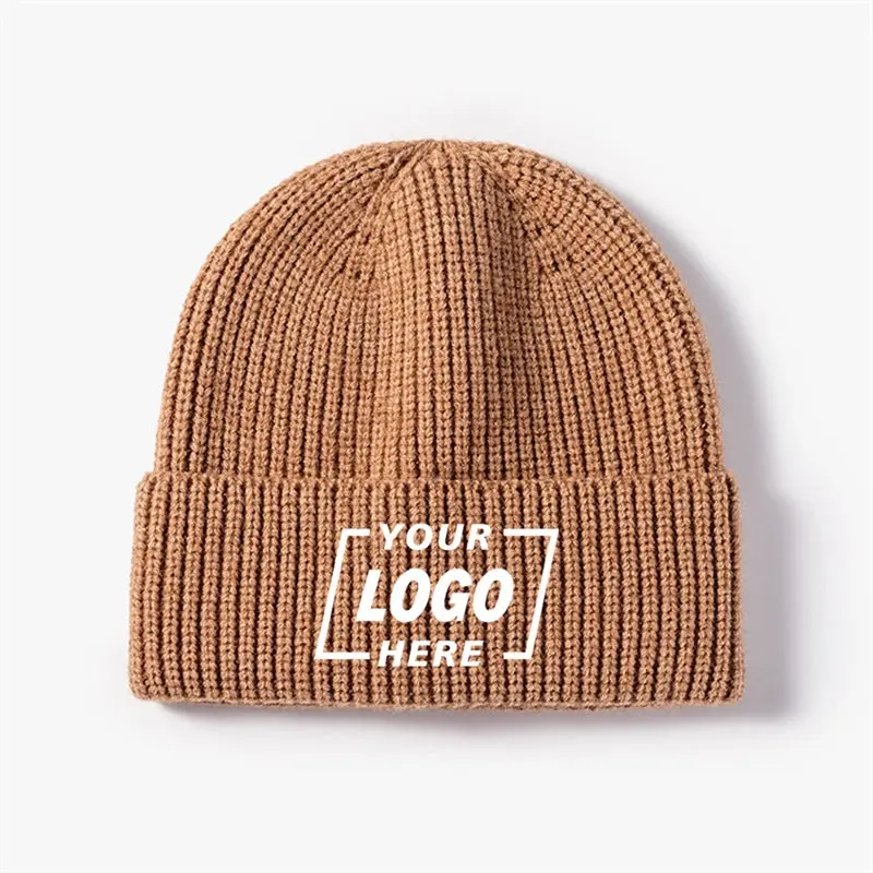 Blank & Custom Classic Ribbed Knit Beanie Wholesale - 218 Foremost Hat-Wholesale & Custom Hats