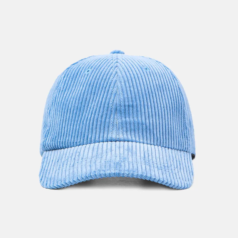 Blank 6 Panel Unstructured Corduroy Dad Hat - 6515 foremosthat