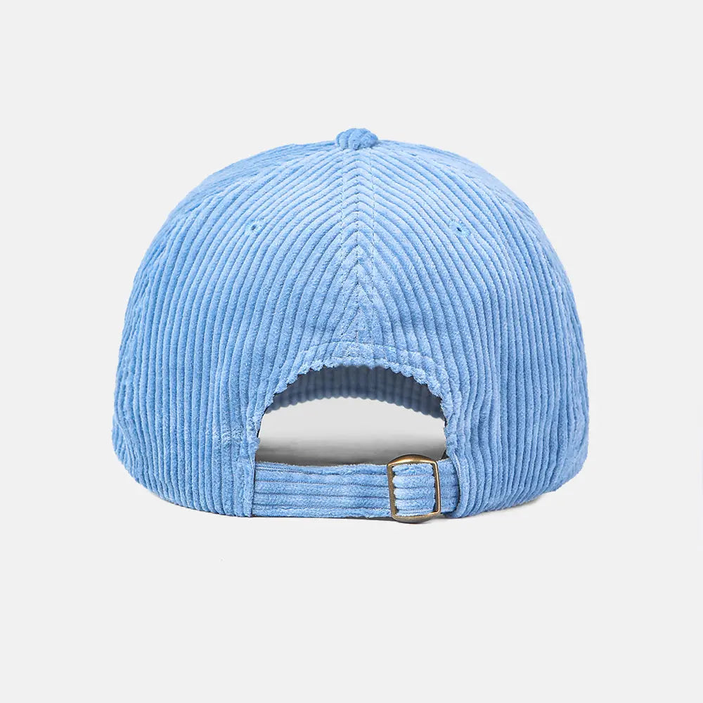 Blank 6 Panel Unstructured Corduroy Dad Hat - 6515 foremosthat