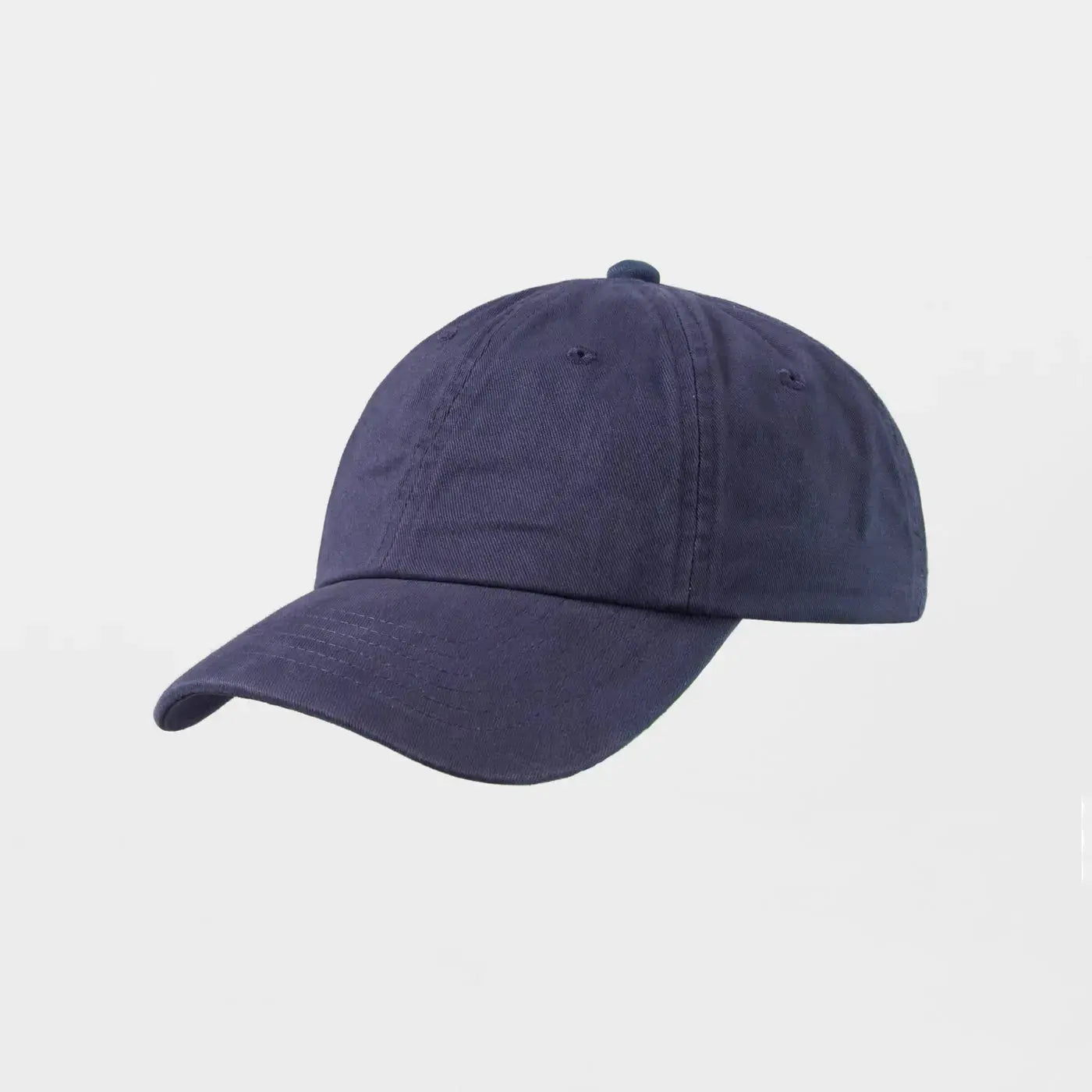Blank Unstructured Cotton Sanded Dad Hat - 6019 D.Purple Foremost Hat