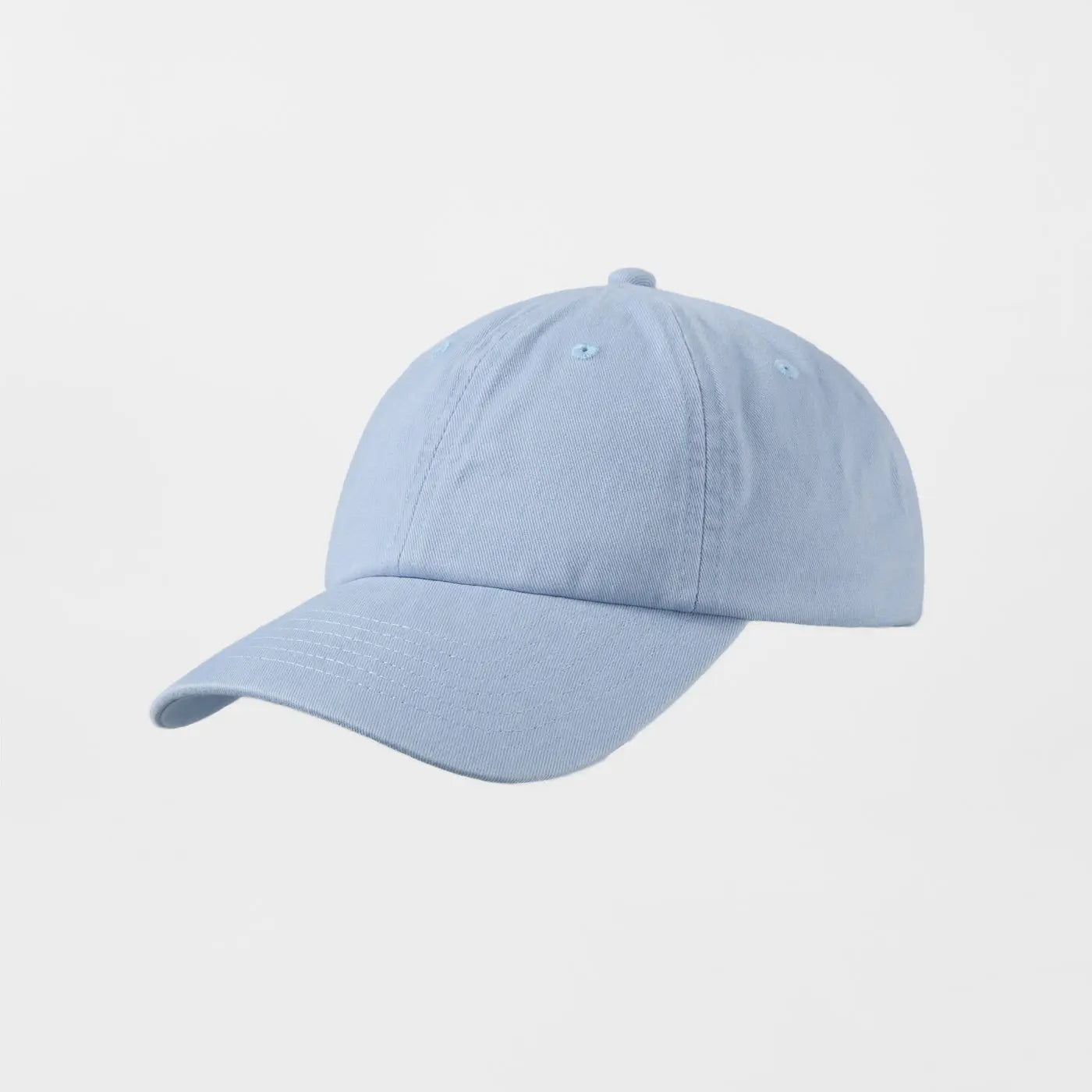 Blank Unstructured Cotton Sanded Dad Hat - 6019 L.blue Foremost Hat