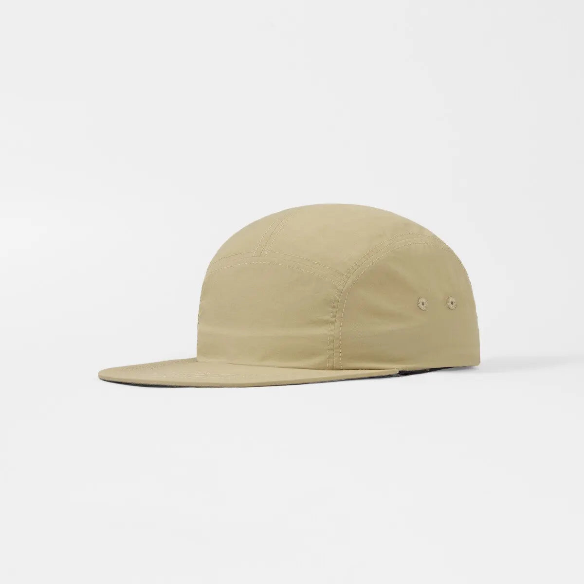 Blank 5 Panel Nylon Camper Hat - 6016 Beige Foremost Hat