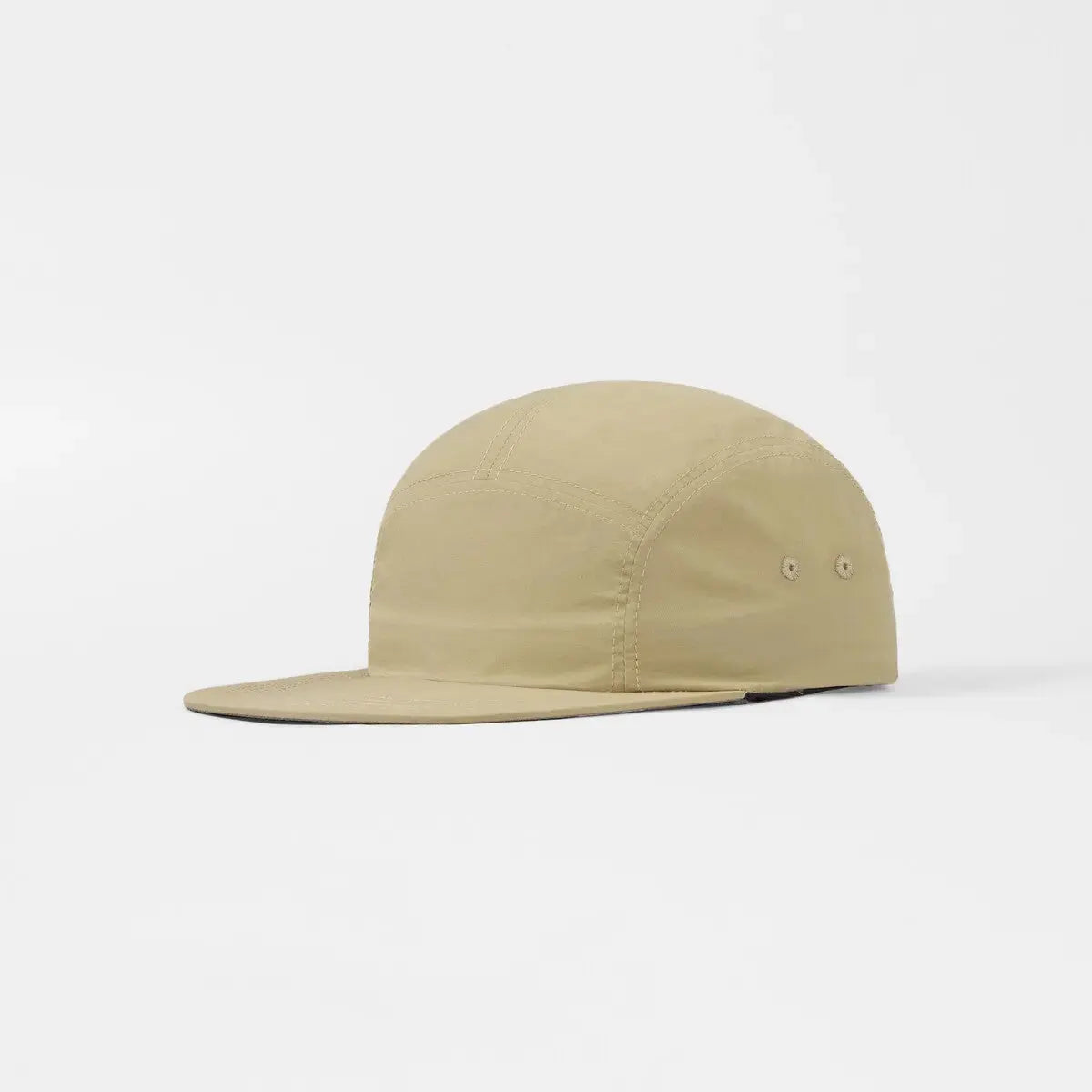 Blank 5 Panel Nylon Camper Hat - 6016 Beige Foremost Hat