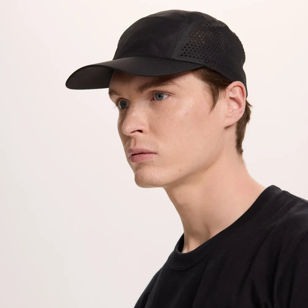 Blank Seamless Perforated Water Repellent Lightweight Running Cap - 5027 foremosthat
