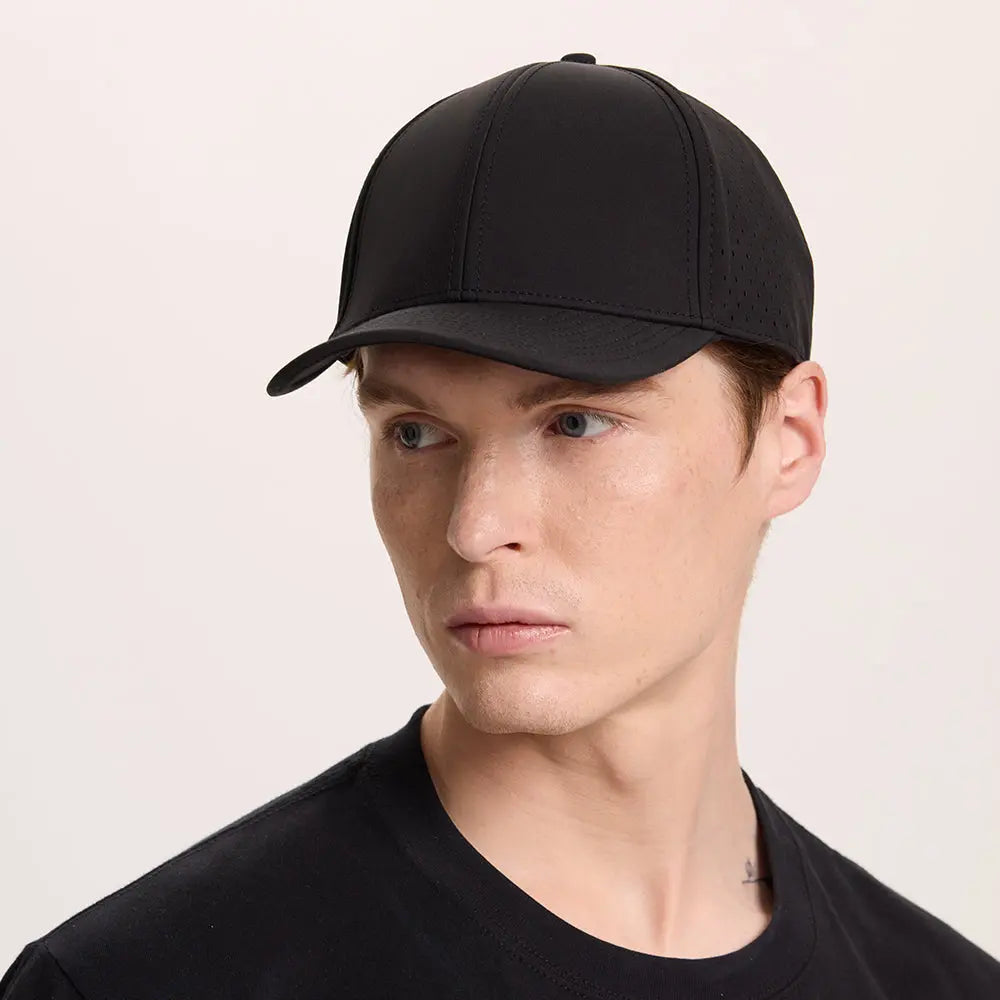 Blank 6 Panel Water Repellent Perforated Snapback Hats - 6266 foremosthat