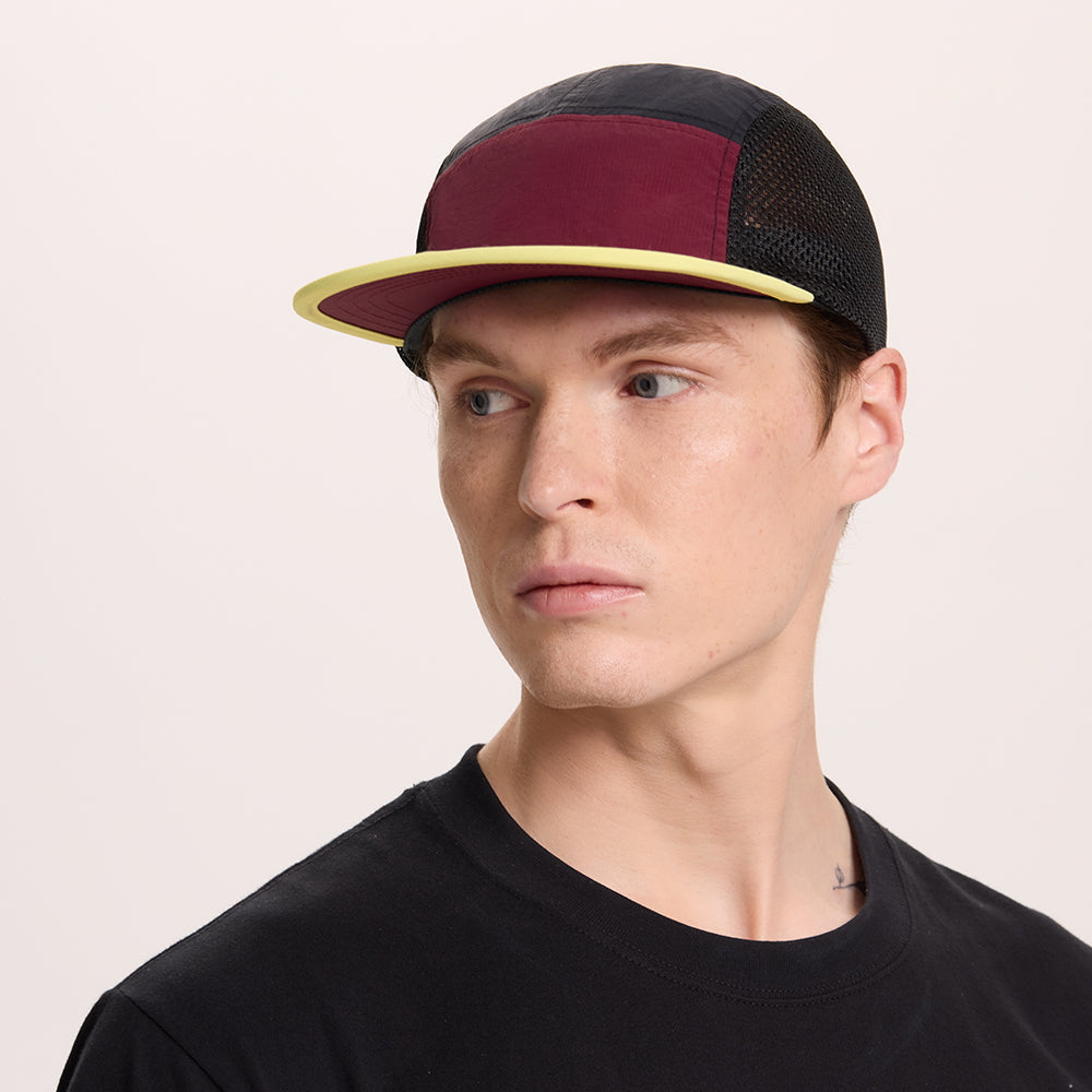 Blank 5 Panel Water Repellent Mesh Camper Hat - 5209 foremosthat