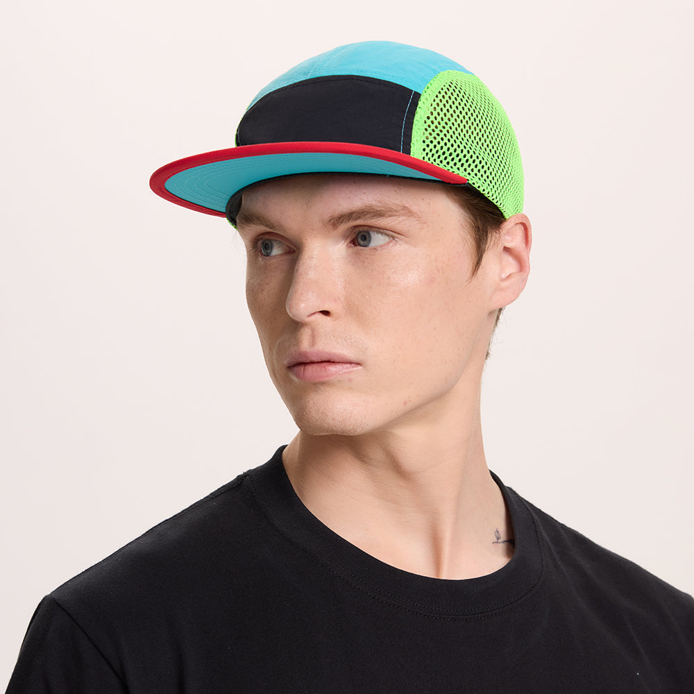 Blank 5 Panel Water Repellent Mesh Camper Hat - 5209 foremosthat