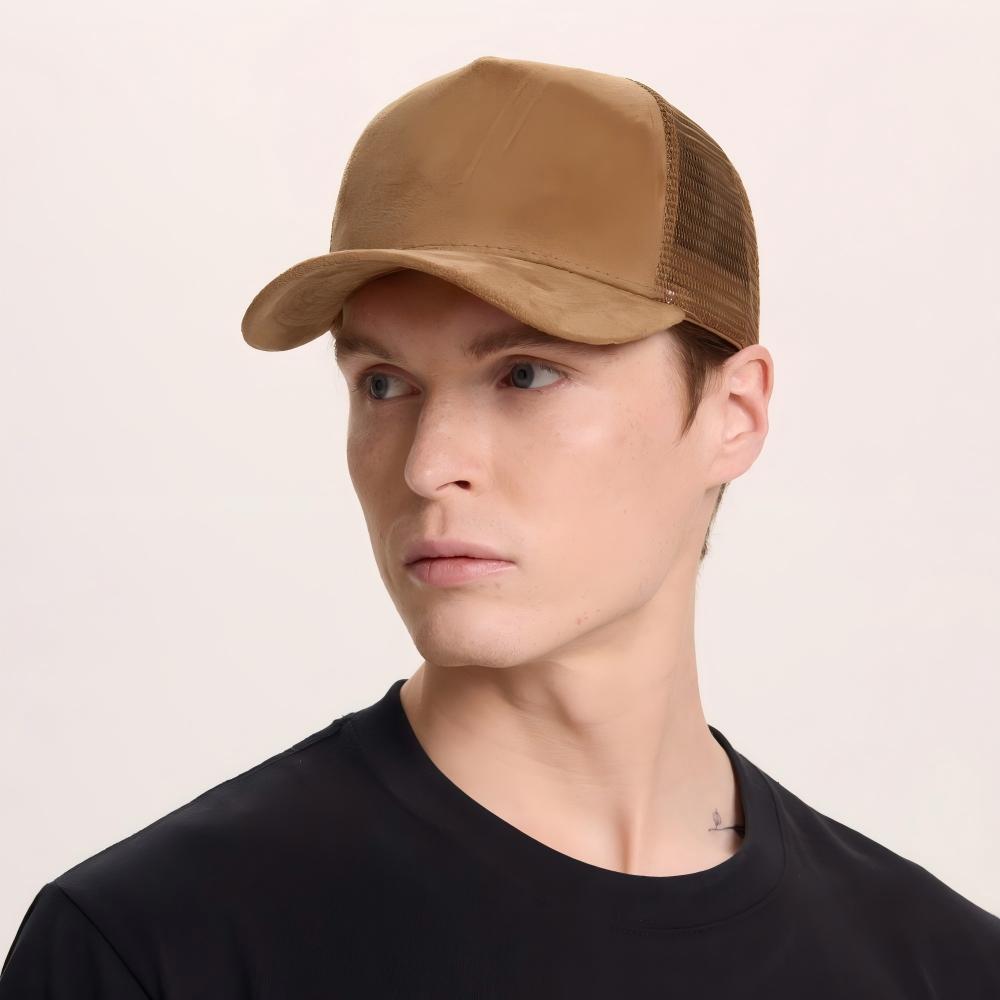 Blank 5 Panel Suede Trucker Hats Wholesale - 6710 Foremost Hat-Wholesale & Custom Hats