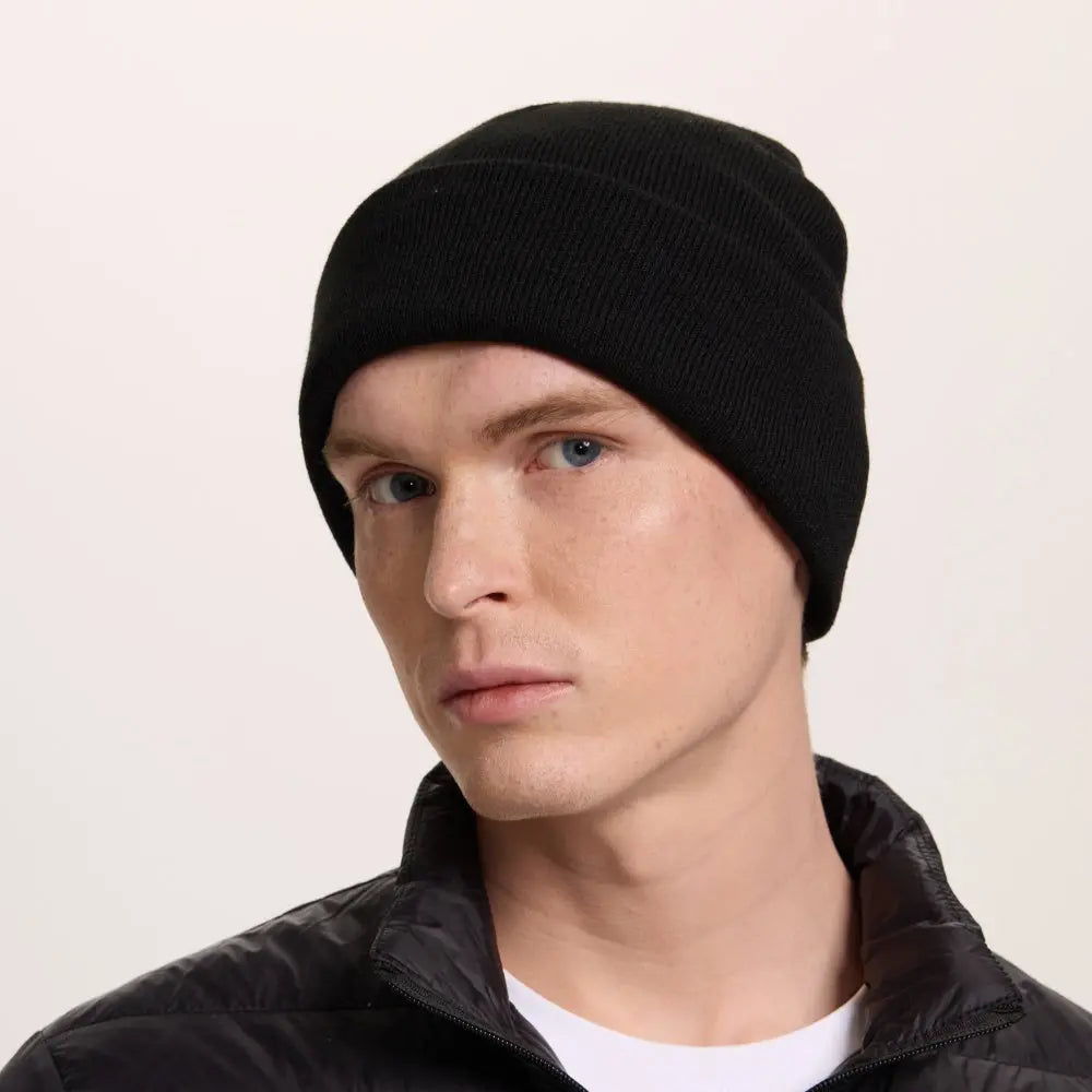 Blank Cuffed Satin Lined Beanie Wholesale - 1176 Foremost Hat