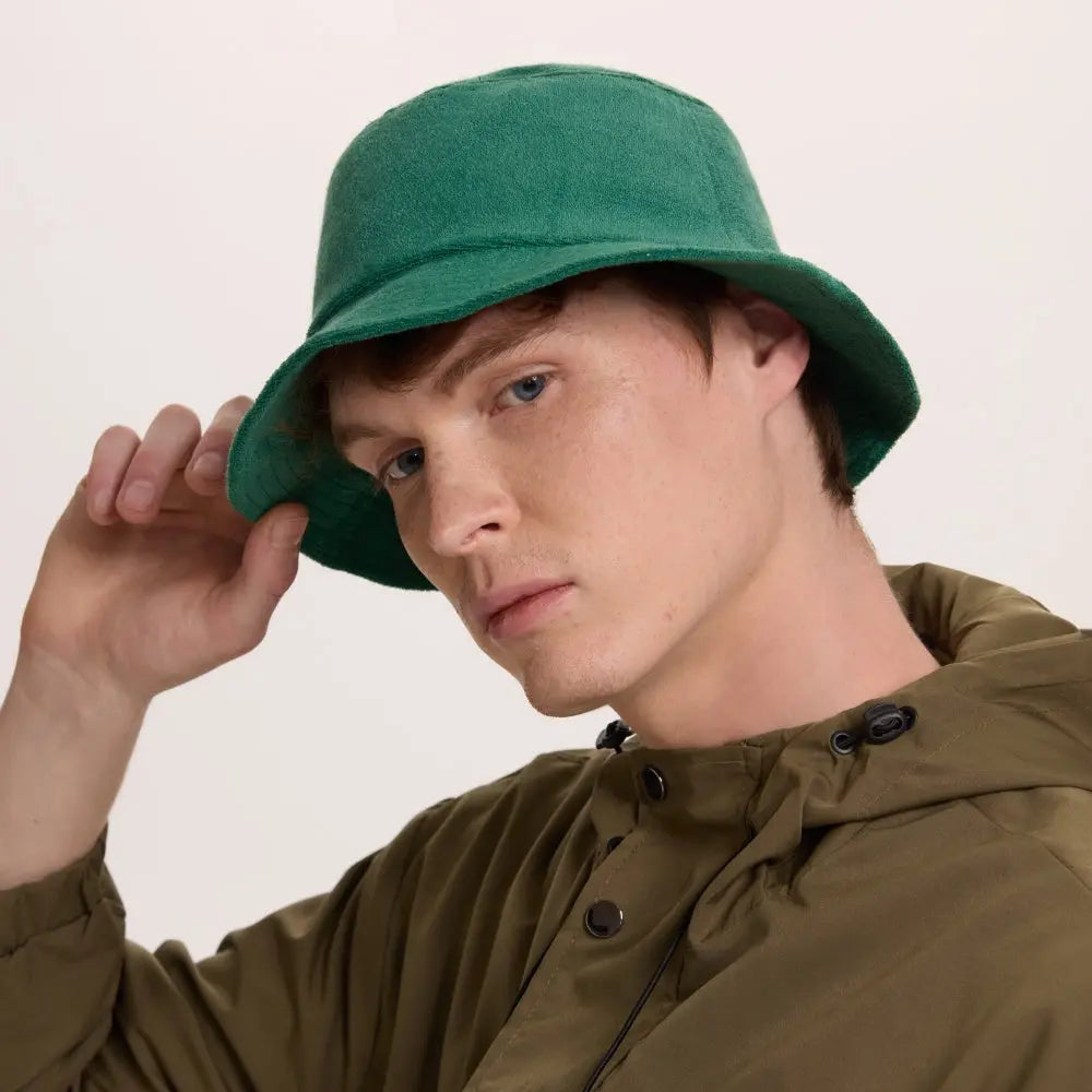 Blank Terry Cloth Bucket Hat - 112 foremosthat