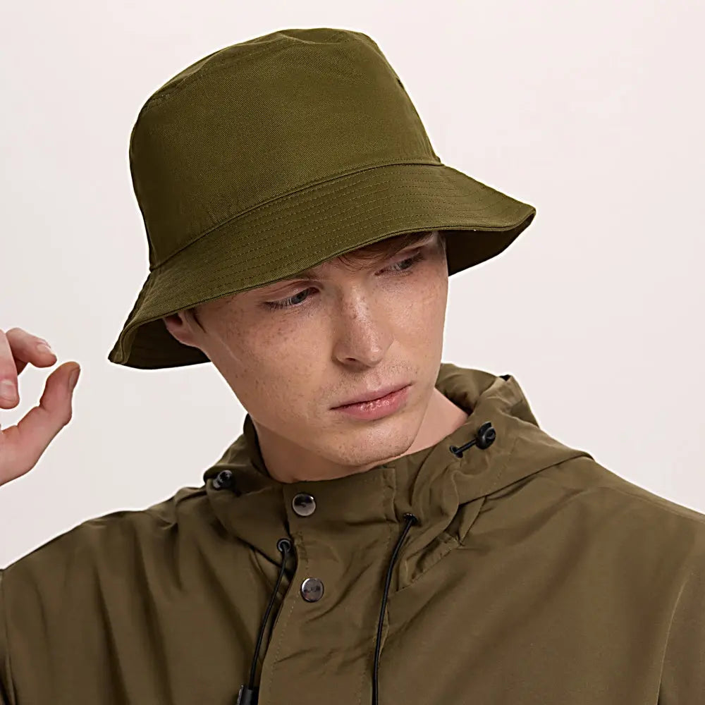Blank Organic Cotton Bucket Hat Wholesale - 7006 foremosthat