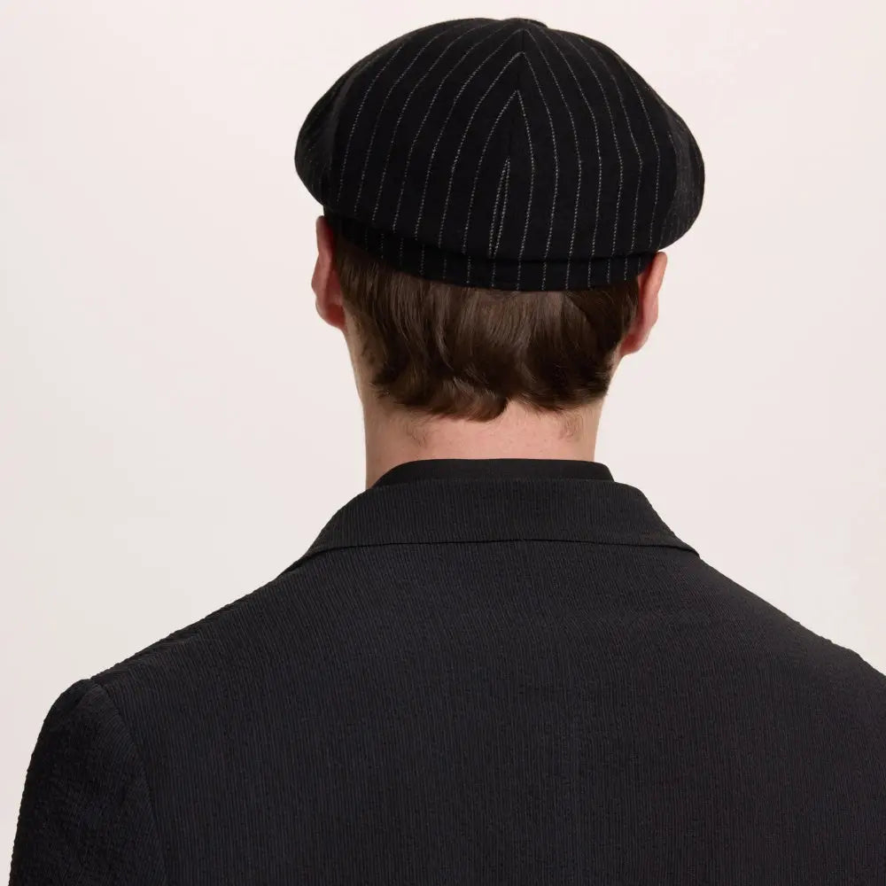 Blank Stripe Wool Newsboy Cap - 423 foremosthat