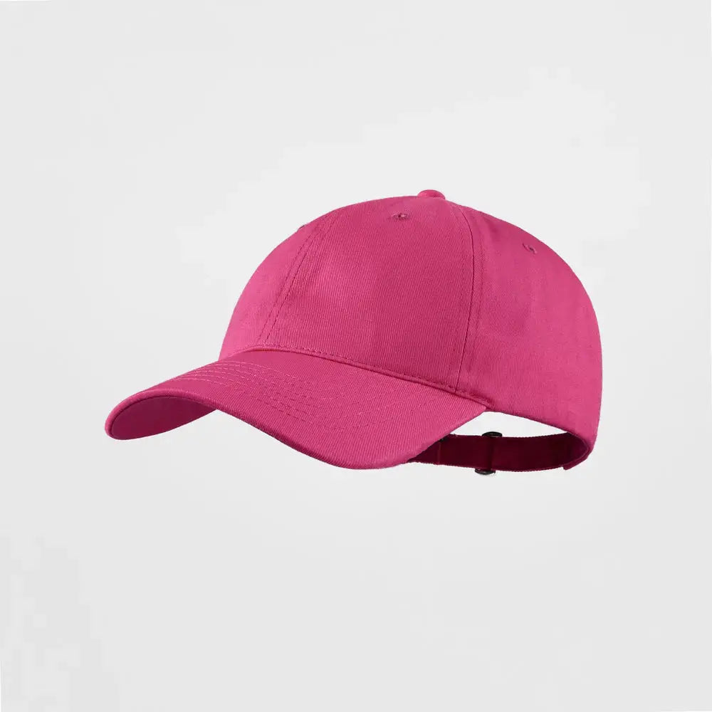 Blank 6 Panel Classic Cotton Dad Hat - 6120 (38 Colors) D.Rose Red Foremost Hat