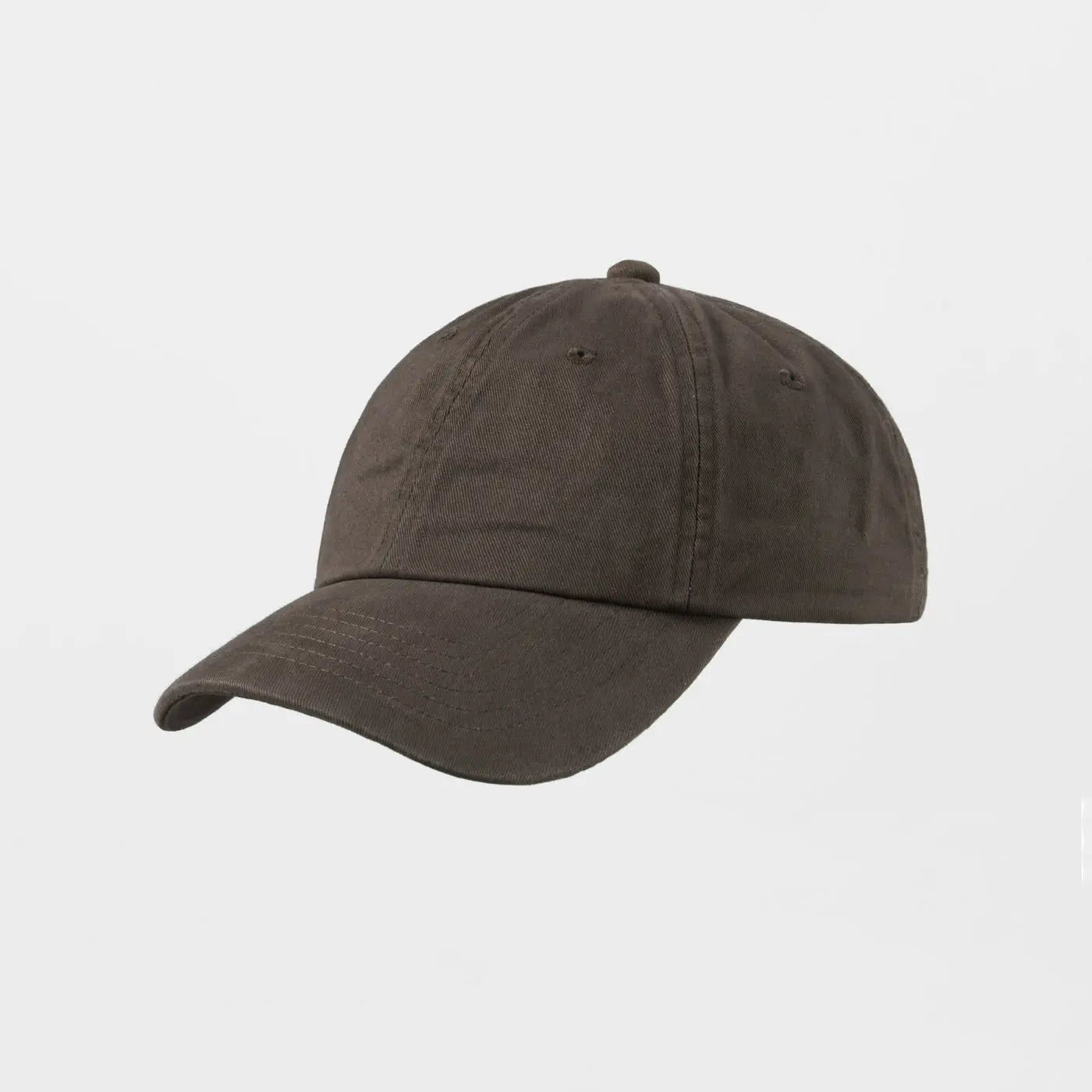 Blank Unstructured Cotton Sanded Dad Hat - 6019 Coffee Foremost Hat