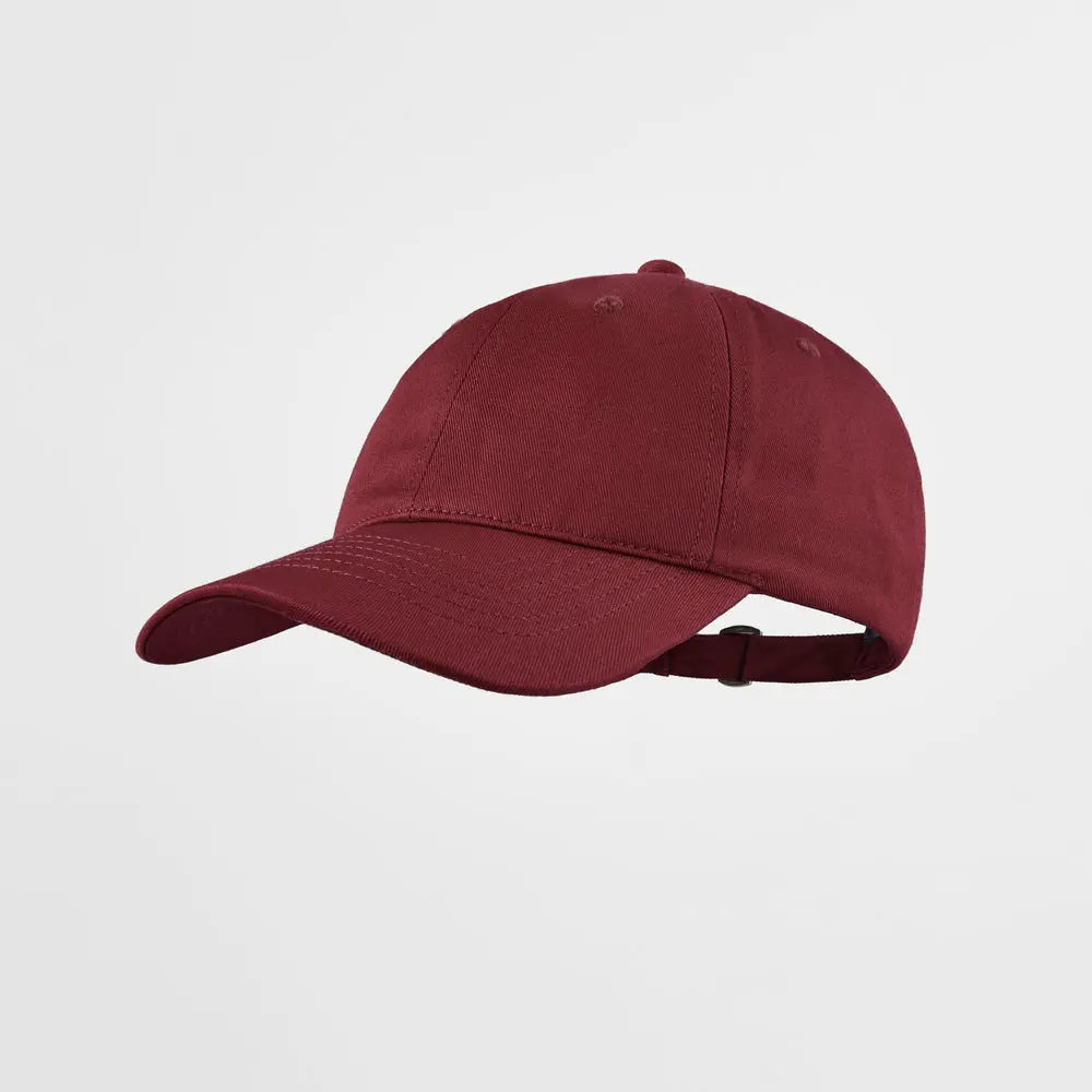 Blank 6 Panel Classic Cotton Dad Hat - 6120 (38 Colors) D.Red Foremost Hat