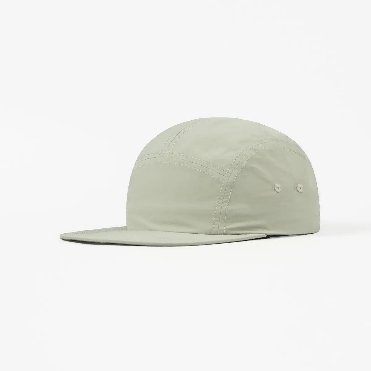 Blank 5 Panel Nylon Camper Hat - 6016 Stone Foremost Hat