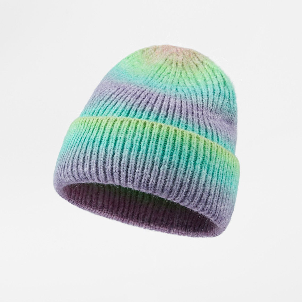 Blank Colour Gradient Wool Blend Cuff Beanie Wholesale - 1320 Foremost Hat-Wholesale & Custom Hats