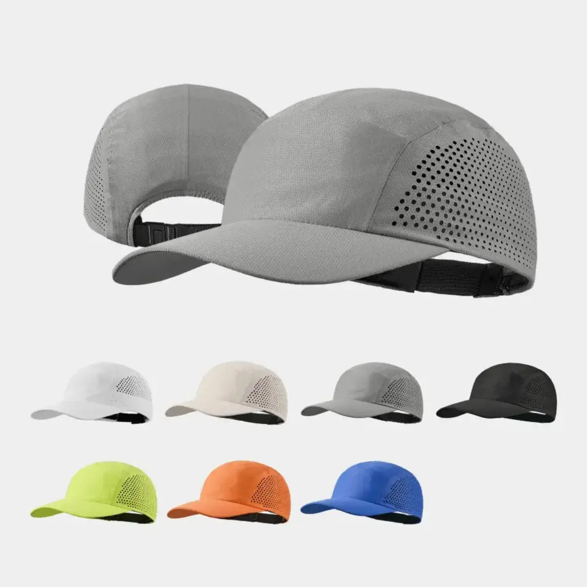 Blank Seamless Perforated Water Repellent Lightweight Running Cap - 5027 Foremost Hat-Wholesale & Custom Hats