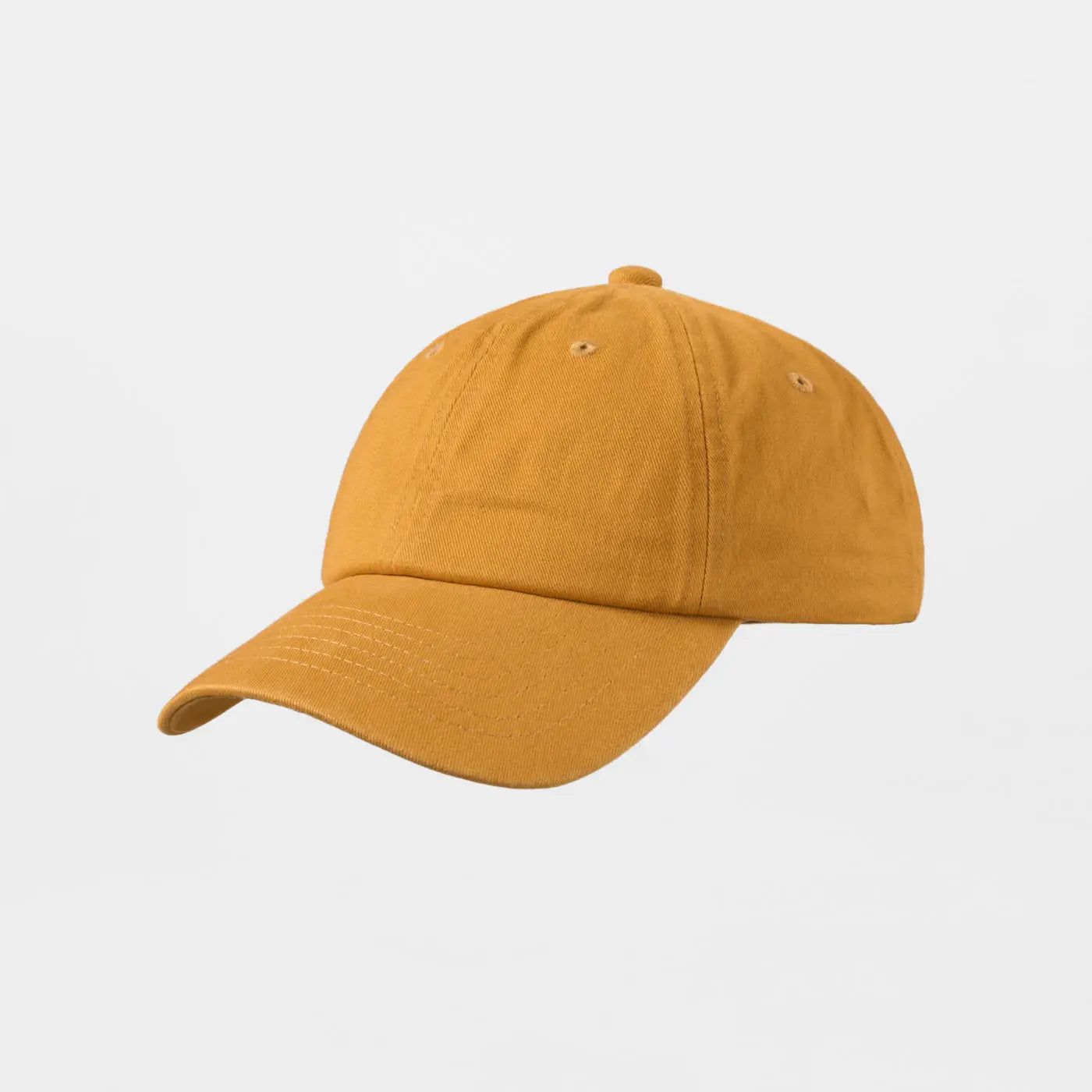 Blank Unstructured Cotton Sanded Dad Hat - 6019 Caramel Foremost Hat