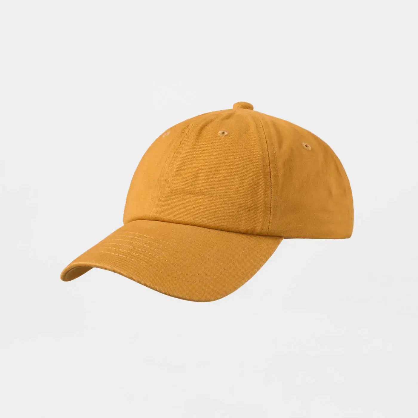 Blank Unstructured Cotton Sanded Dad Hat - 6019 Caramel Foremost Hat