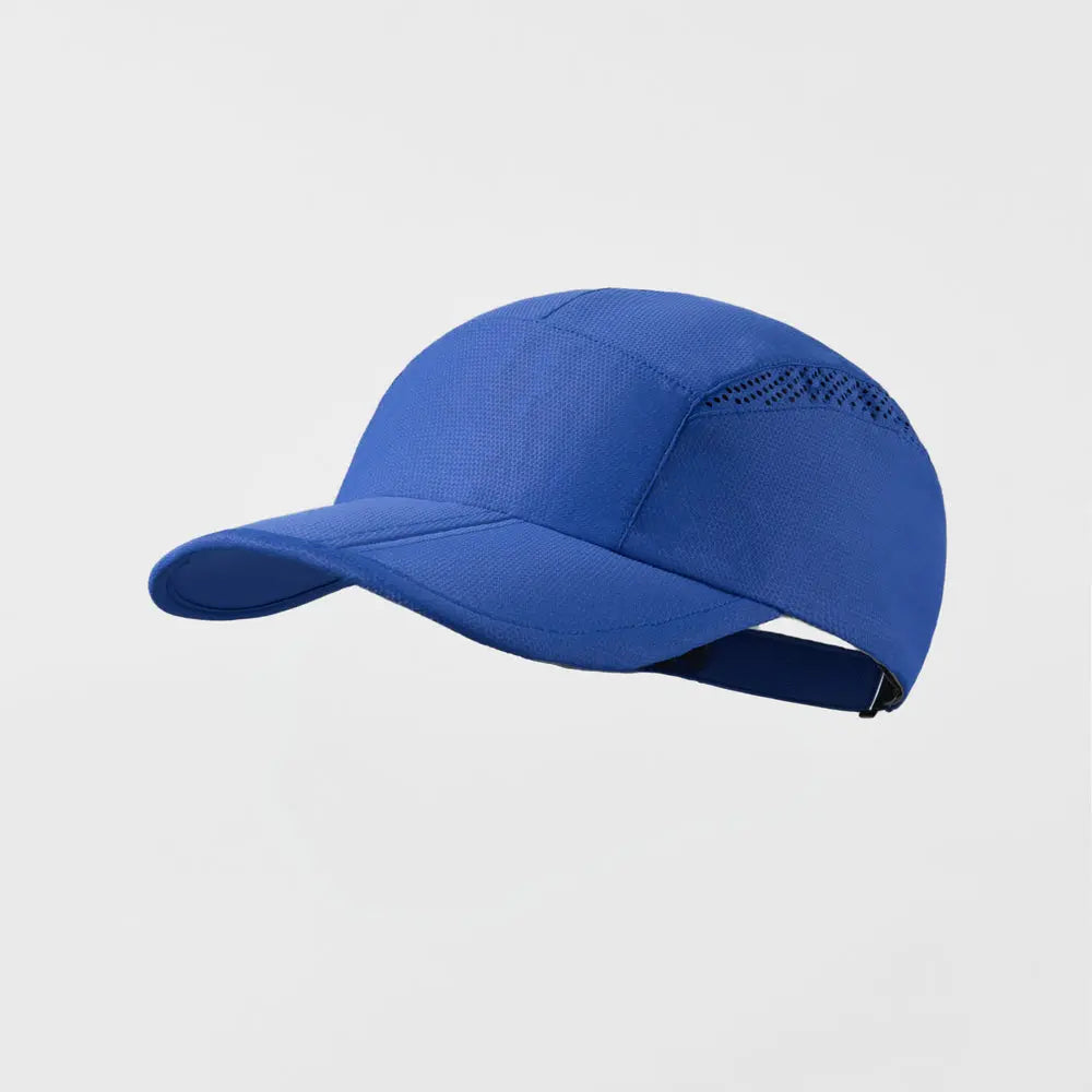 Blank Foldable Quick Dry Light Weight Running Cap - 5067 R.Blue foremosthat