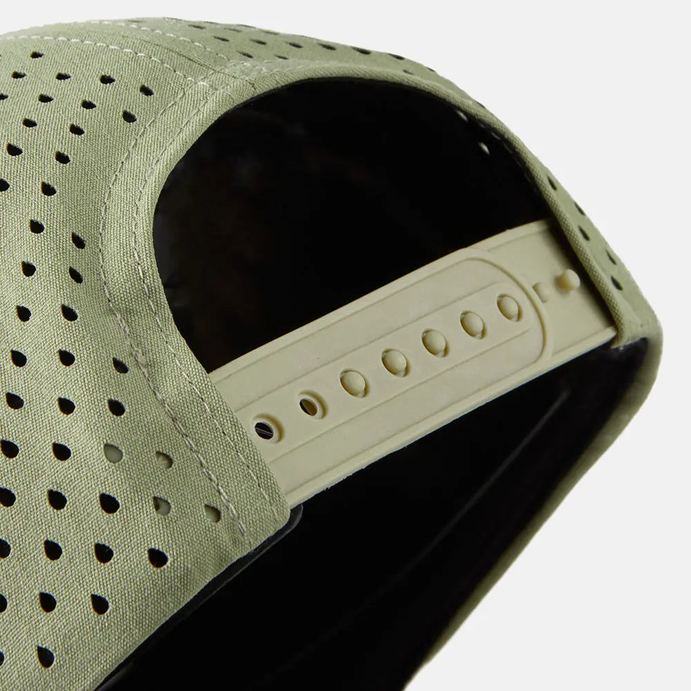 Blank 5 Panel Recycled Perforated Snapback - 6526 foremosthat