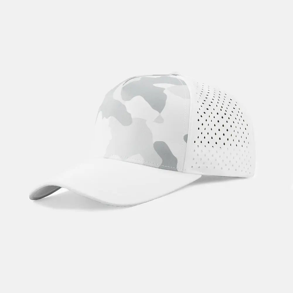 Blank 5 Panel Recycled Perforated Snapback - 6526 foremosthat