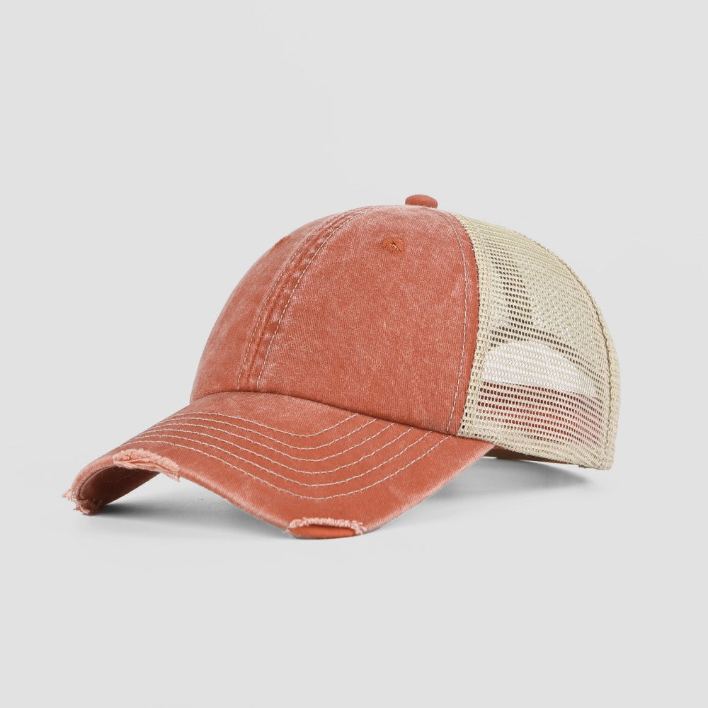 Blank Cotton Sand Vintage Trucker Hats Wholesale - 6532 Foremost Hat-Wholesale & Custom Hats