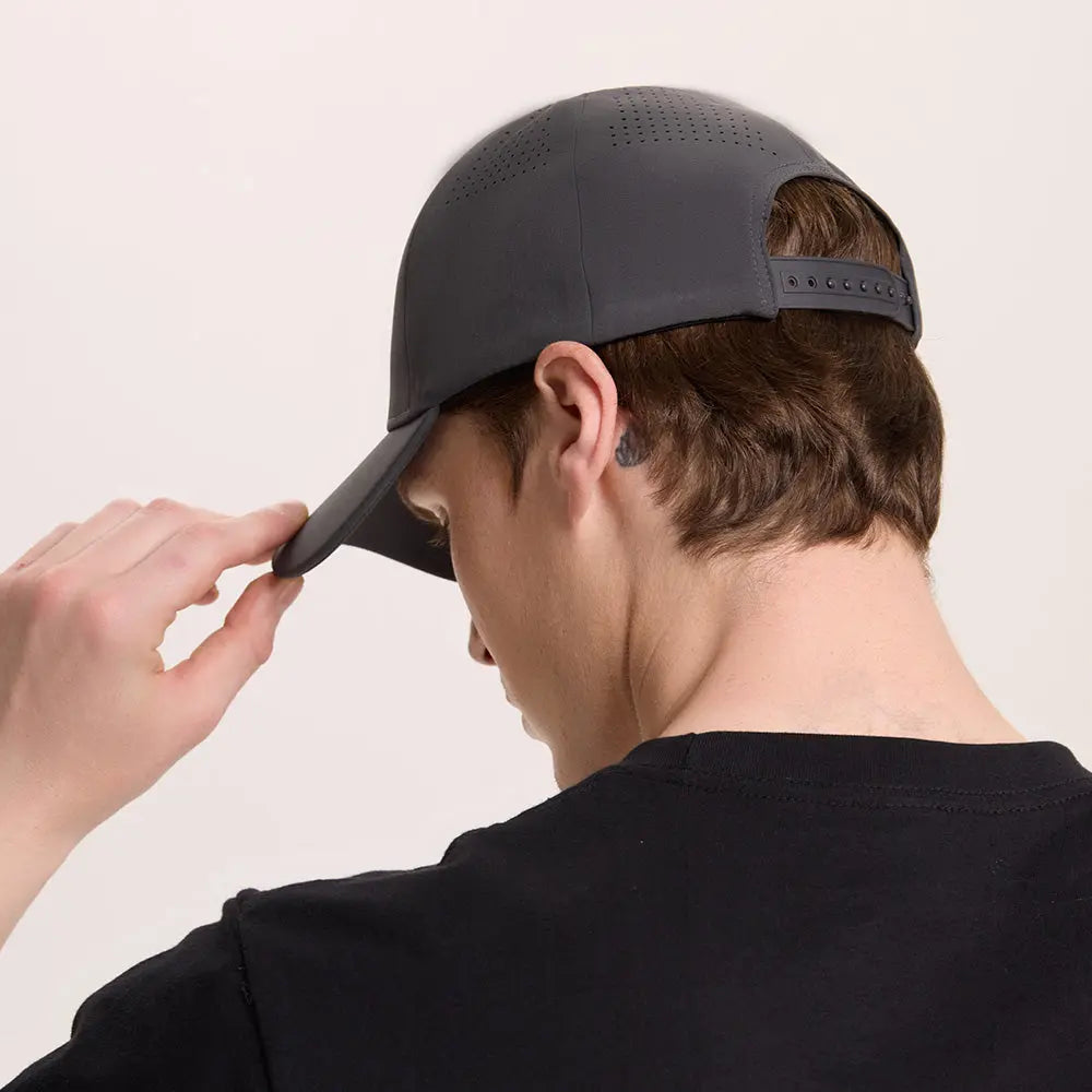 Blank Seamless Perforated Snapback Hats - 5312 foremosthat