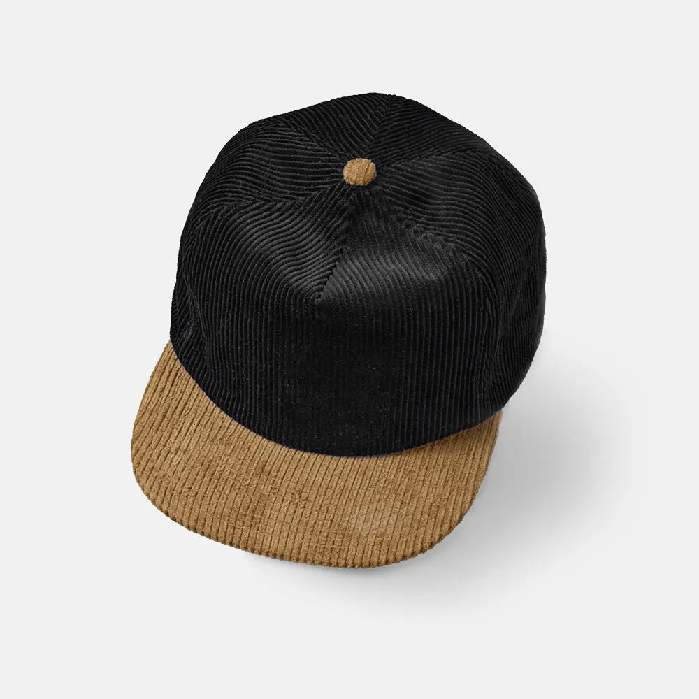 Blank 5 Panel Corduroy Snapback Hats - 5123 foremosthat