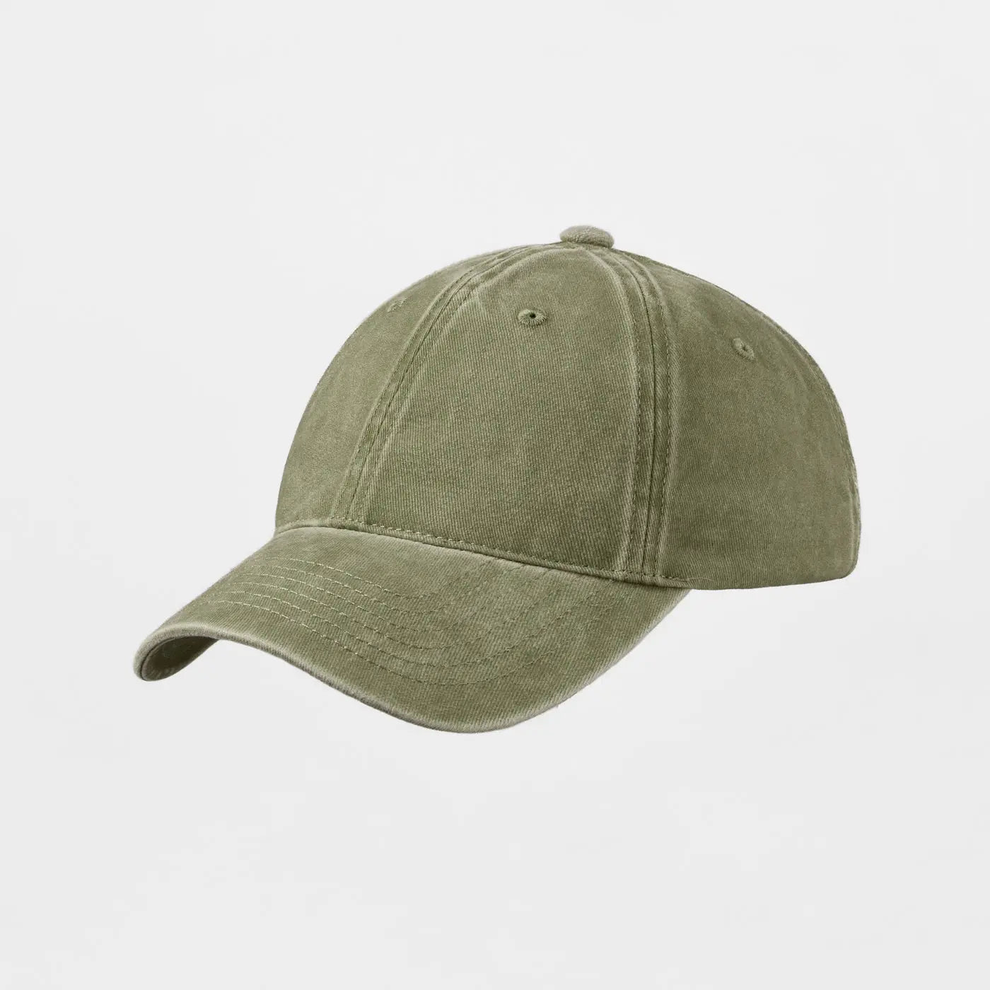 Blank Vintage Cotton Dad Hat - 6123 Khaki Green foremosthat