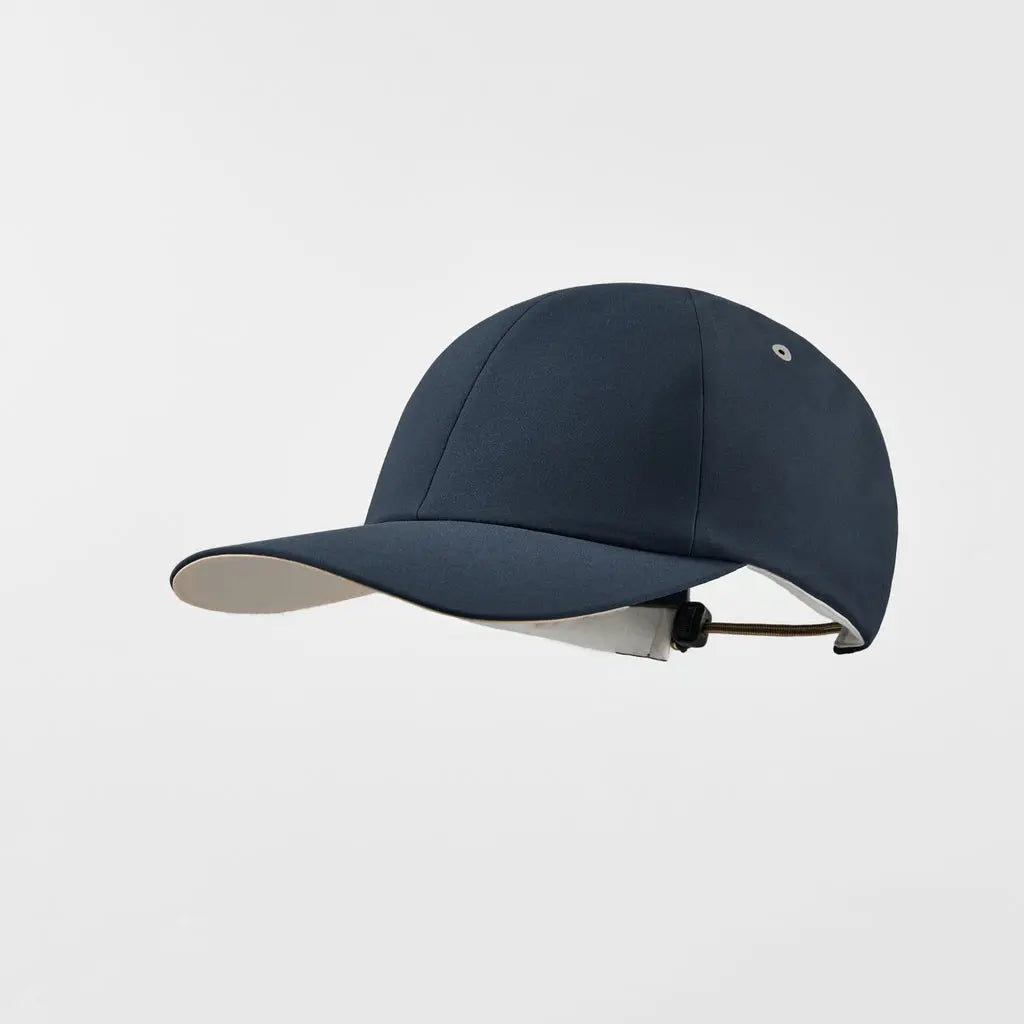 Blank Seamless Water Proof Light Weight Running Cap - 6057 Navy foremosthat