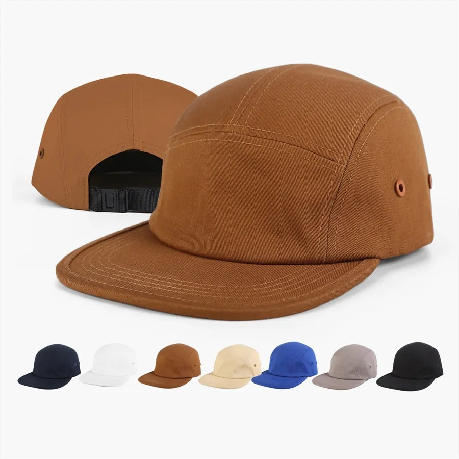 Blank 5 Panel Cotton Twill Camper Hat Wholesale - 6714 Foremost Hat-Wholesale & Custom Hats