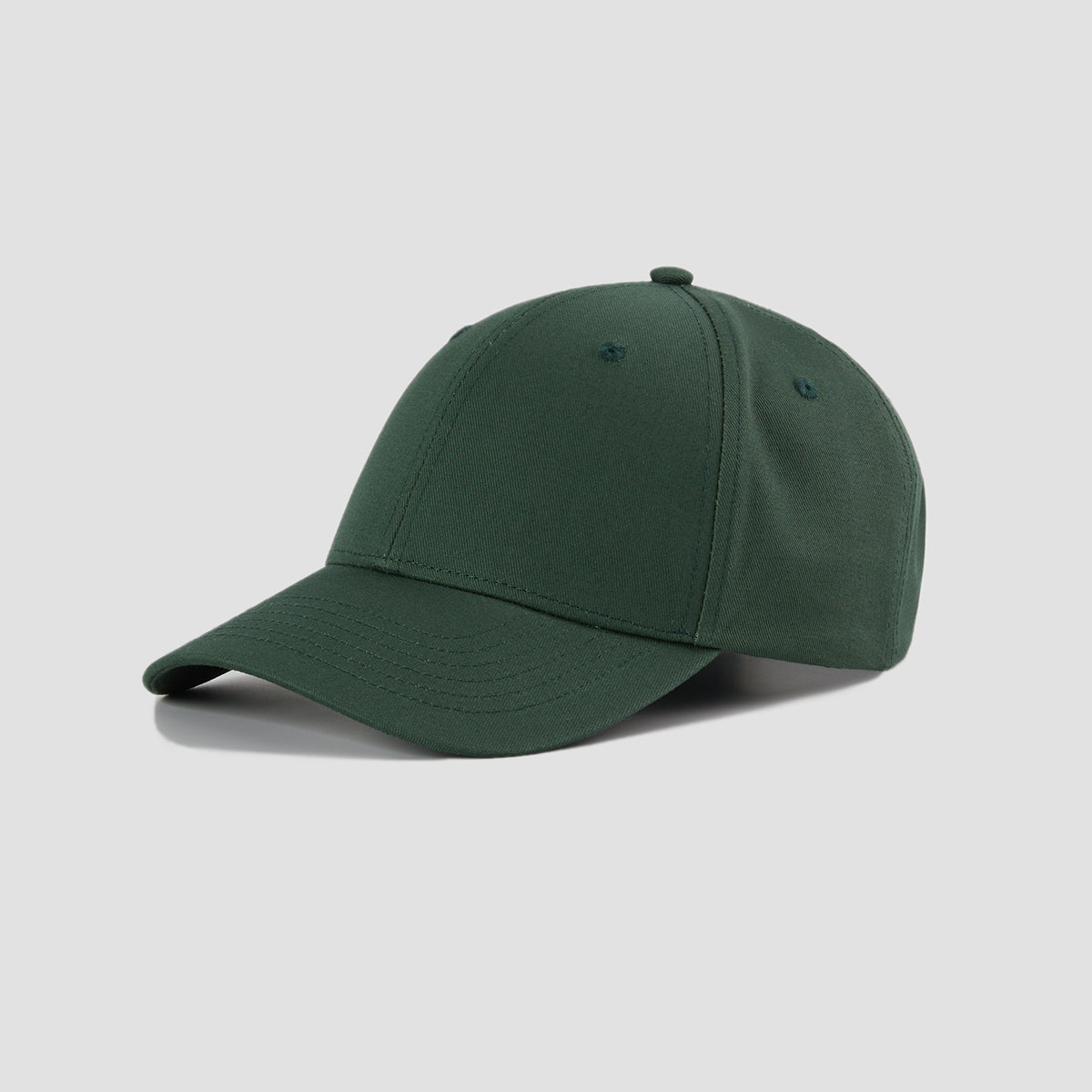 Blank 6 Panel Mid Profile Structured Baseball Cap Wholesale - 6166 Foremost Hat-Wholesale & Custom Hats